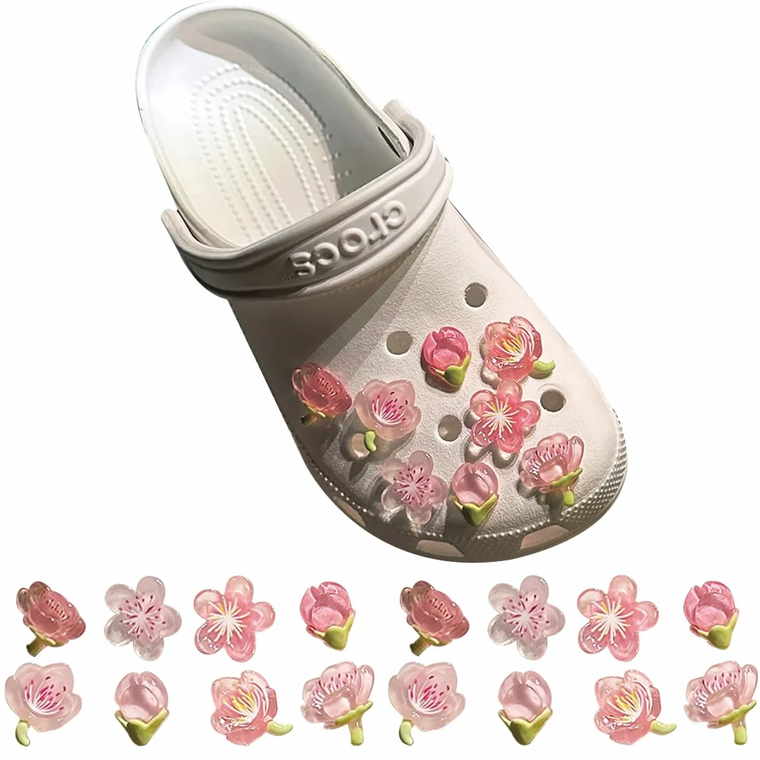 16 Piezas Shoe Charms, PVC Adornos para Zapatos, Accesorios para Sandalias de Zueco, Regalos de Fiesta