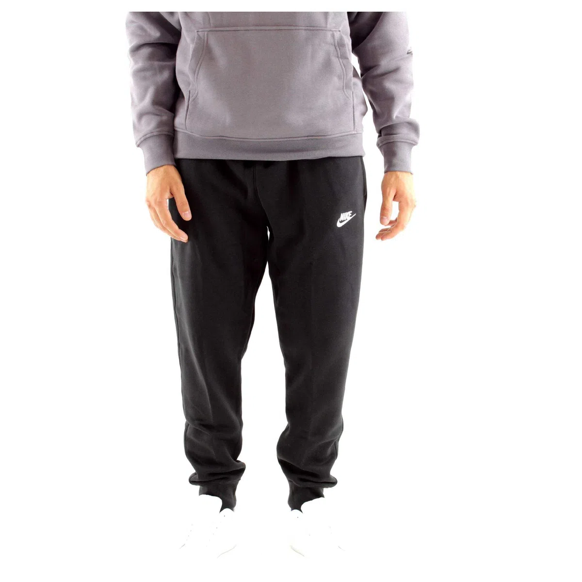 NIKE Nsw Club Jggr Bb, Pantalones Deportivos Hombre, Negro (Black/Black/White), XL