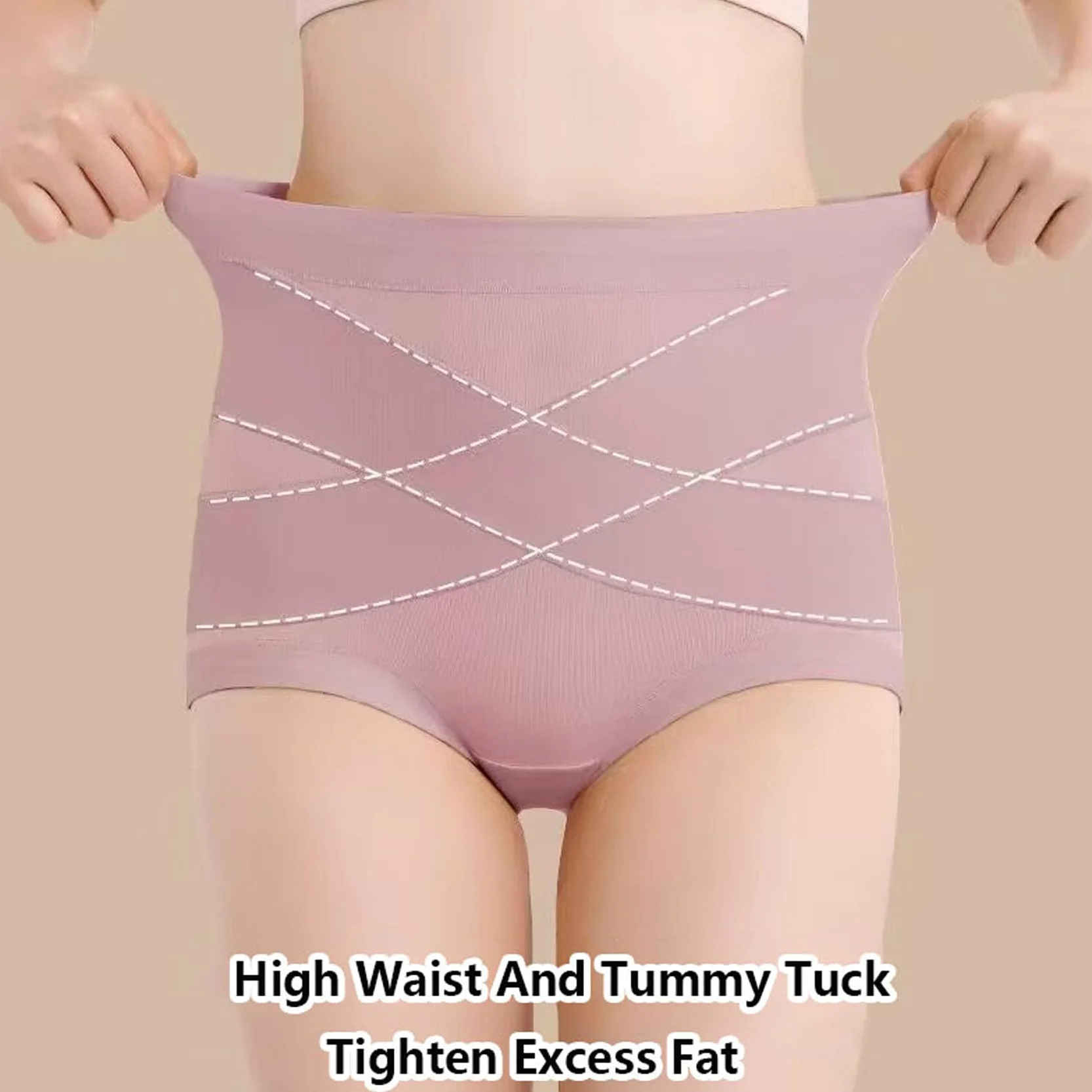 VZXATYOP Ropa Interior Moldeadora A Prueba De Fugas For Mujeres Soporte Adelgazante con Comodidad Invisible Bragas Absorbentes Sin Costuras For Incontinencia Leve