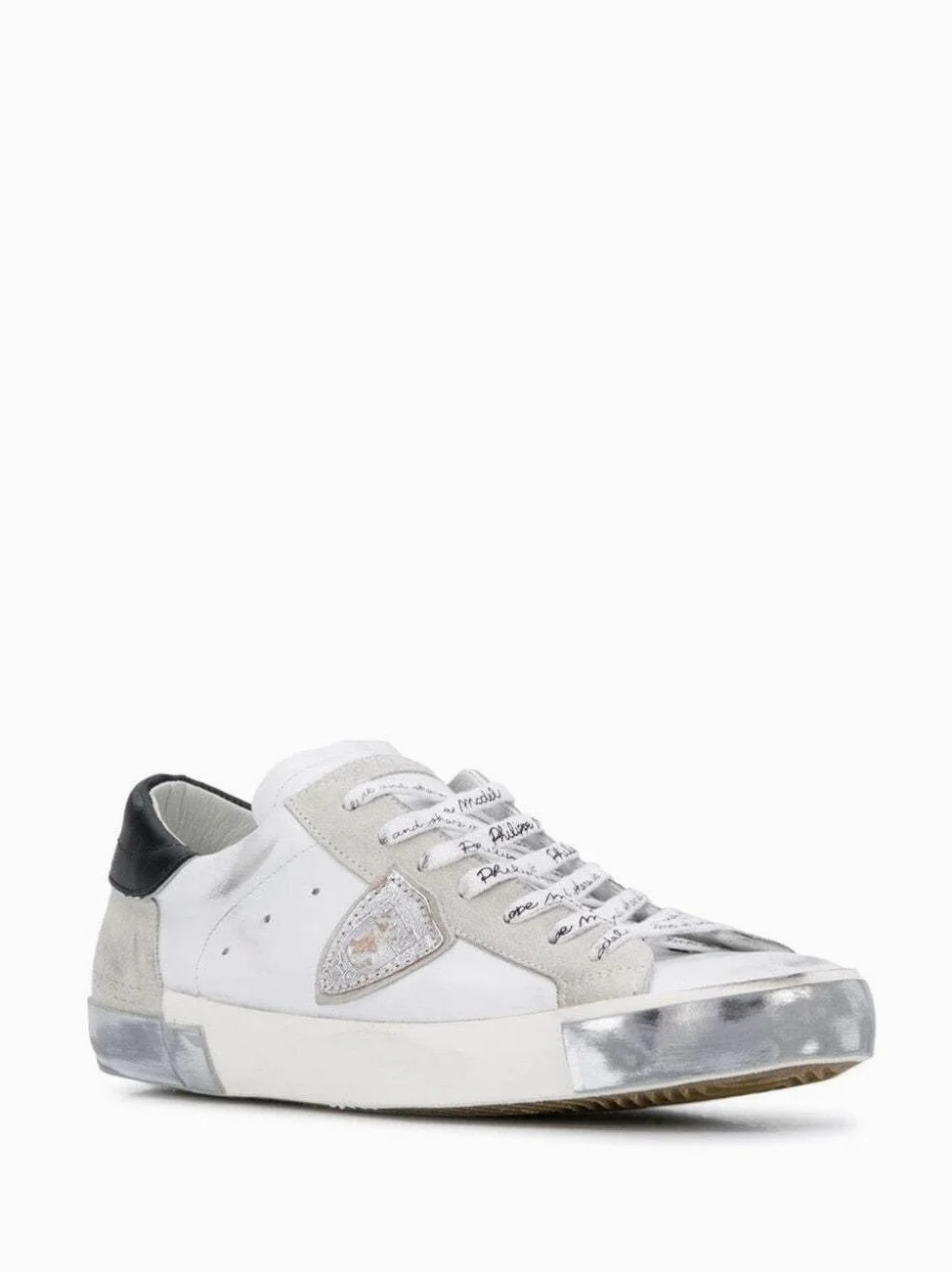 Philippe Model Hombre Prsx Zapatillas Blanc - Argent