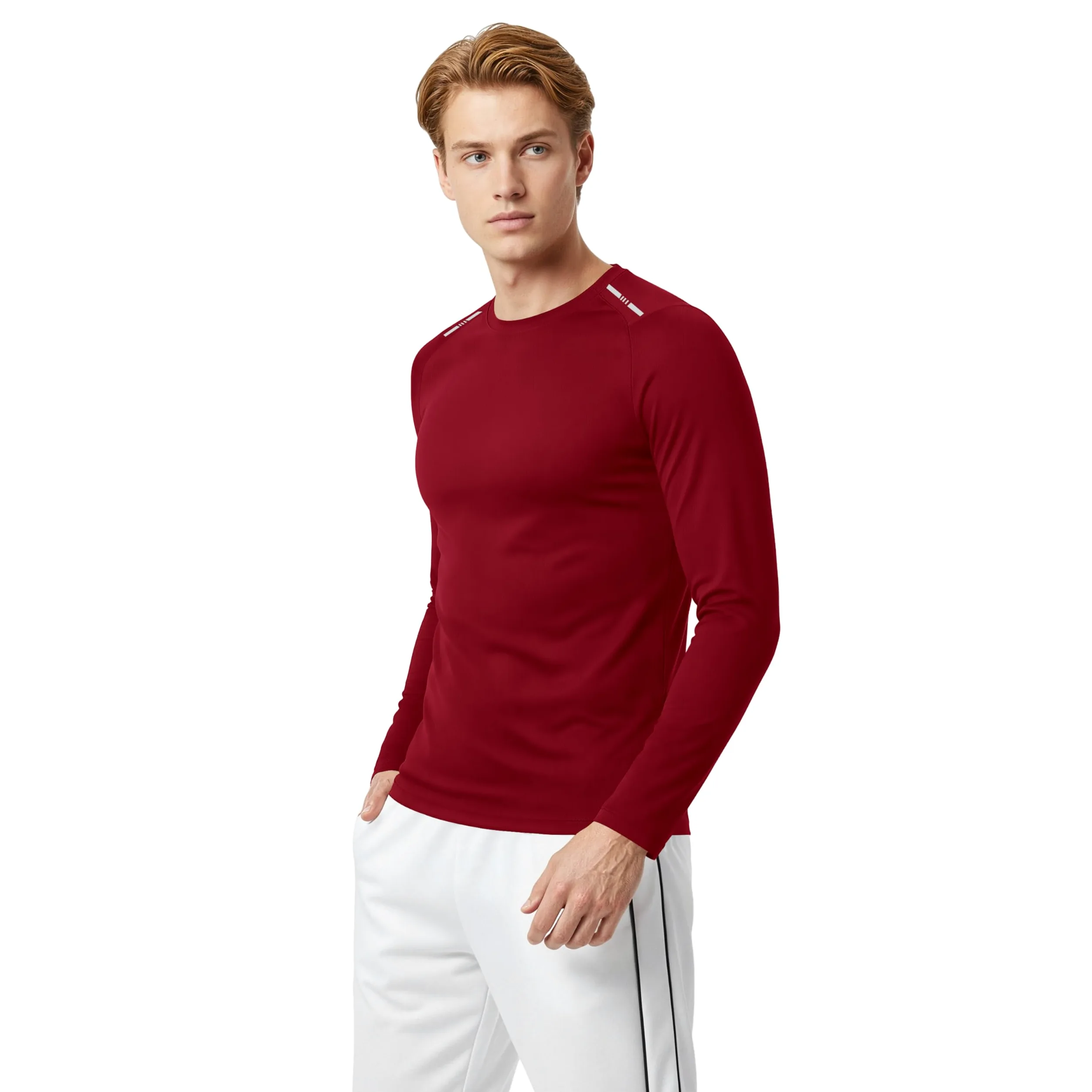 Holure Paquete de 3 o 5 camisetas de entrenamiento para hombre, camiseta de secado rápido, absorbe la humedad, camisetas de manga larga atléticas con costuras reflectantes y planas