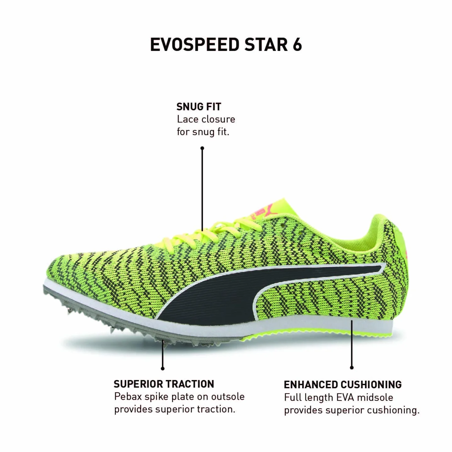 PUMA Evospeed Star 6 Zapatillas de Atletismo Hombre