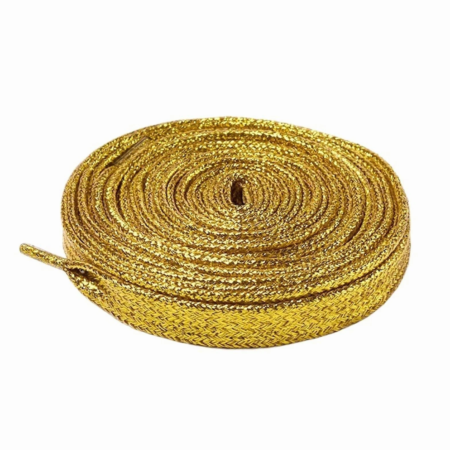 10 pares de cordones brillantes dorados y plateados for zapatillas deportivas Para Zapatos Casuales