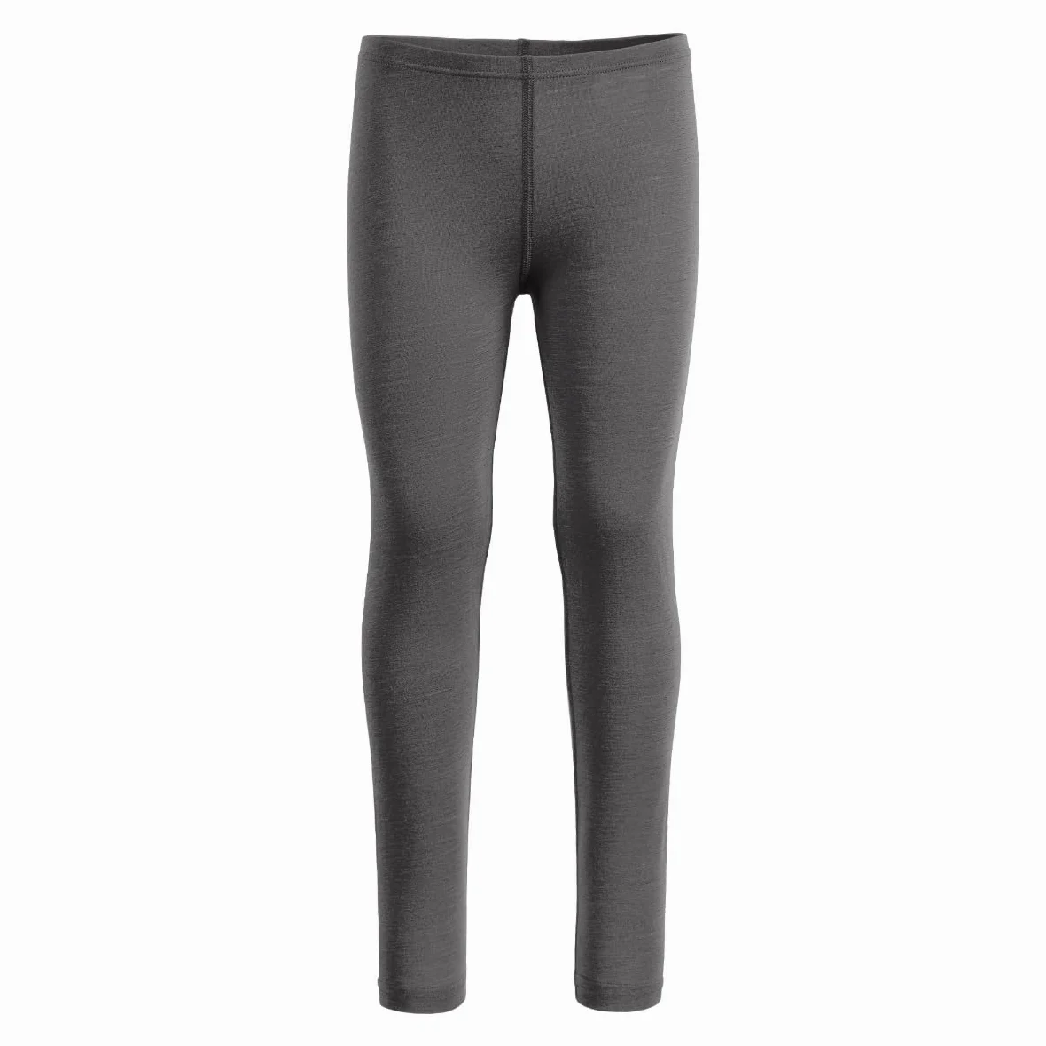 menique Leggings térmicos niños 100% Lana Merino, Gris, 86-92 | Mallas transpirables de secado rápido para niños y niñas, para fútbol, correr, senderismo, deporte outdoor y días fríos