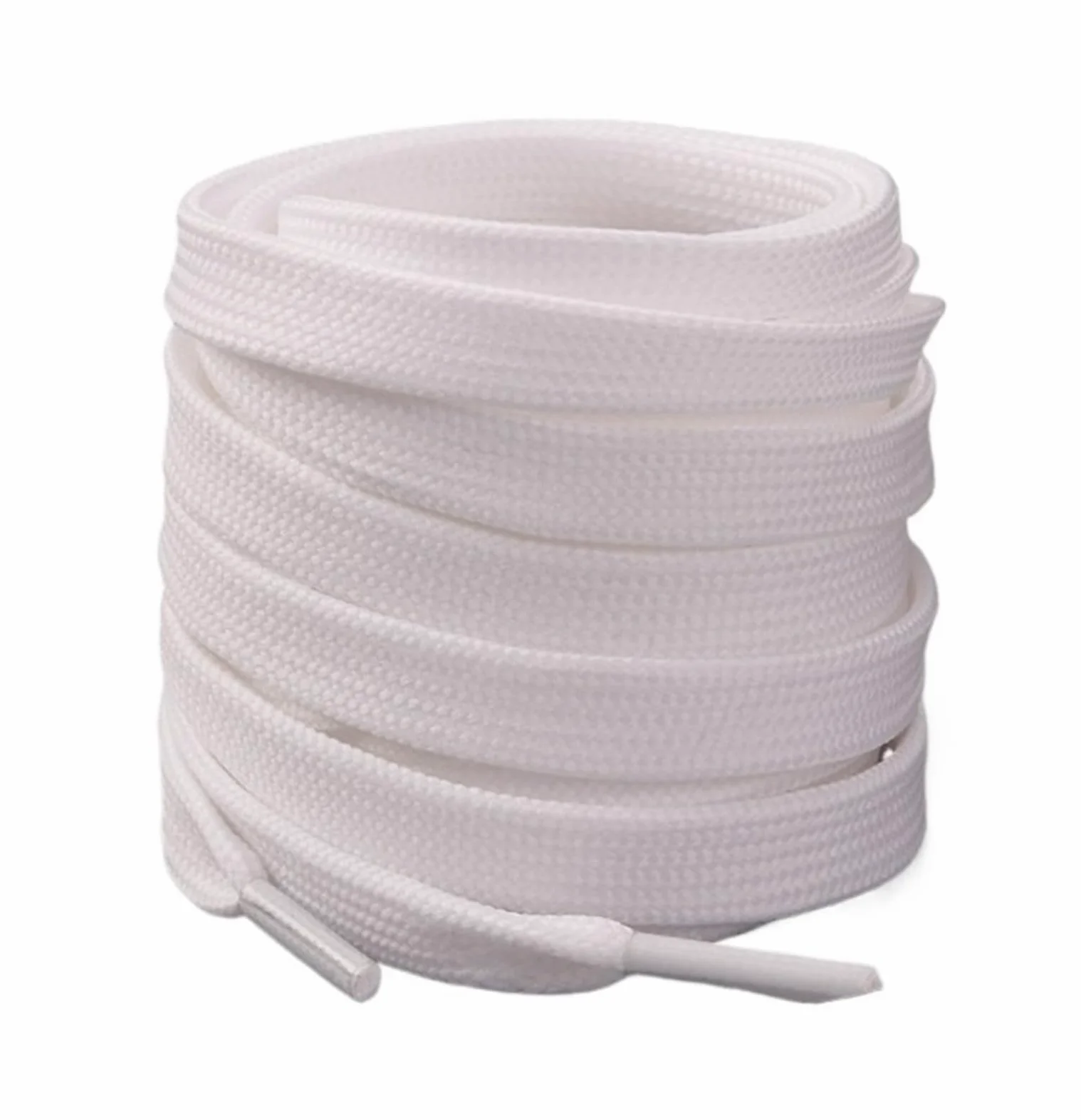 Cordones de Zapatos, Zapatillas de Deporte Cordones Zapatos Accesorios for Cordones Zapatos Planos Unisex(White,100cm)