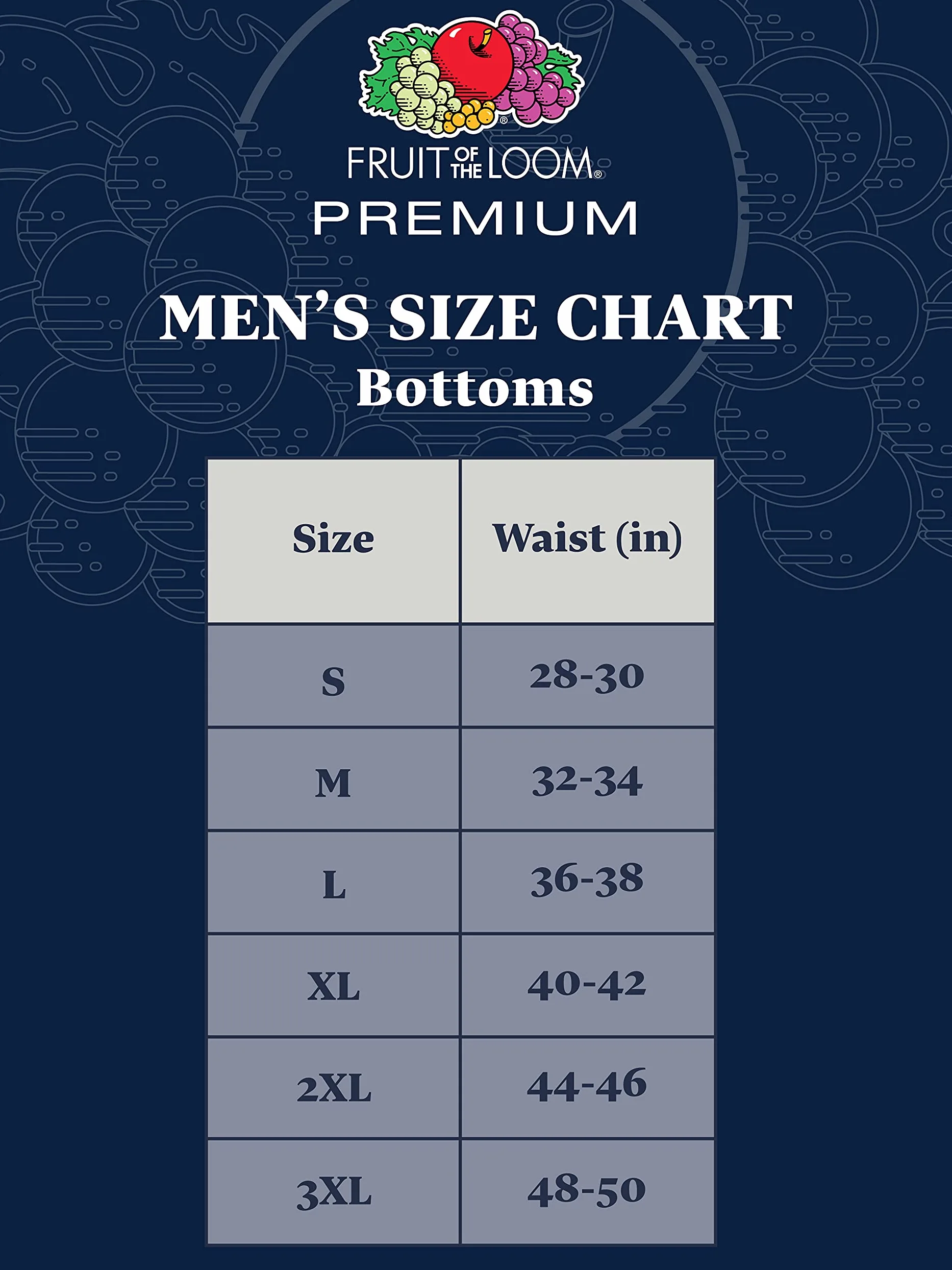 Fruit of The Loom Premium Brief (6 Pack) Calzones Hombre (Pack de 6)