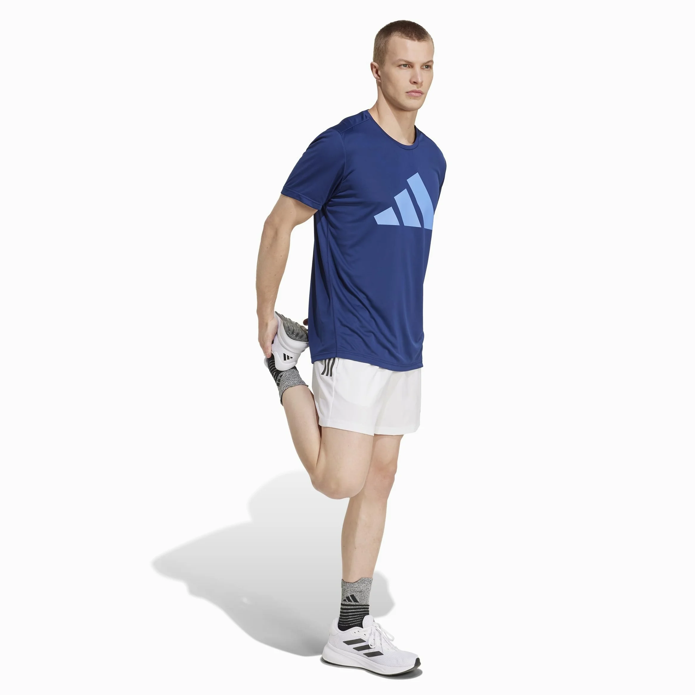 Adidas Hombre Run It Stripes tee