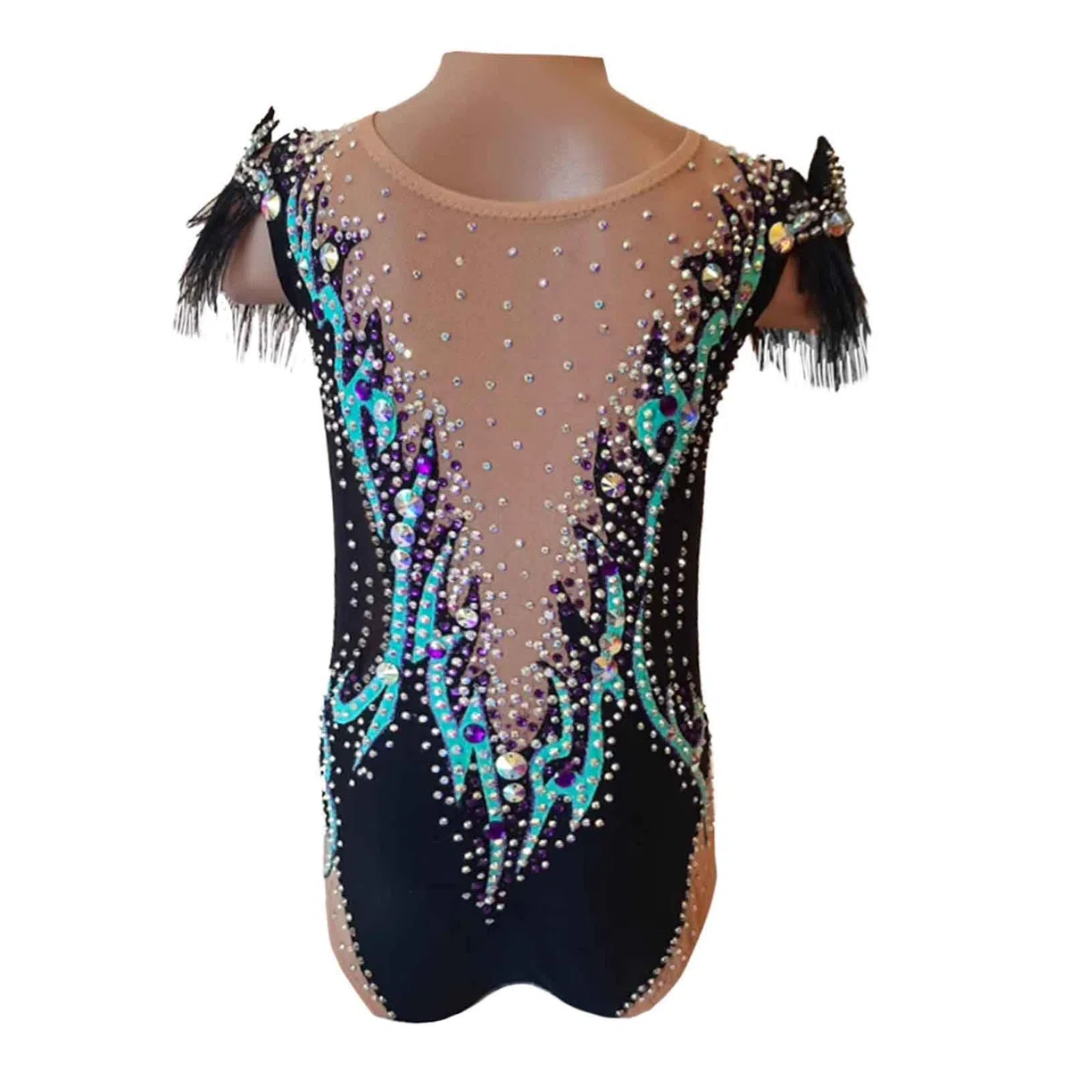 Leotardos De Gimnasia Rítmica for Niñas, Uniforme De Gimnasia De Alta Elasticidad, Traje De Rendimiento De Práctica Transpirable