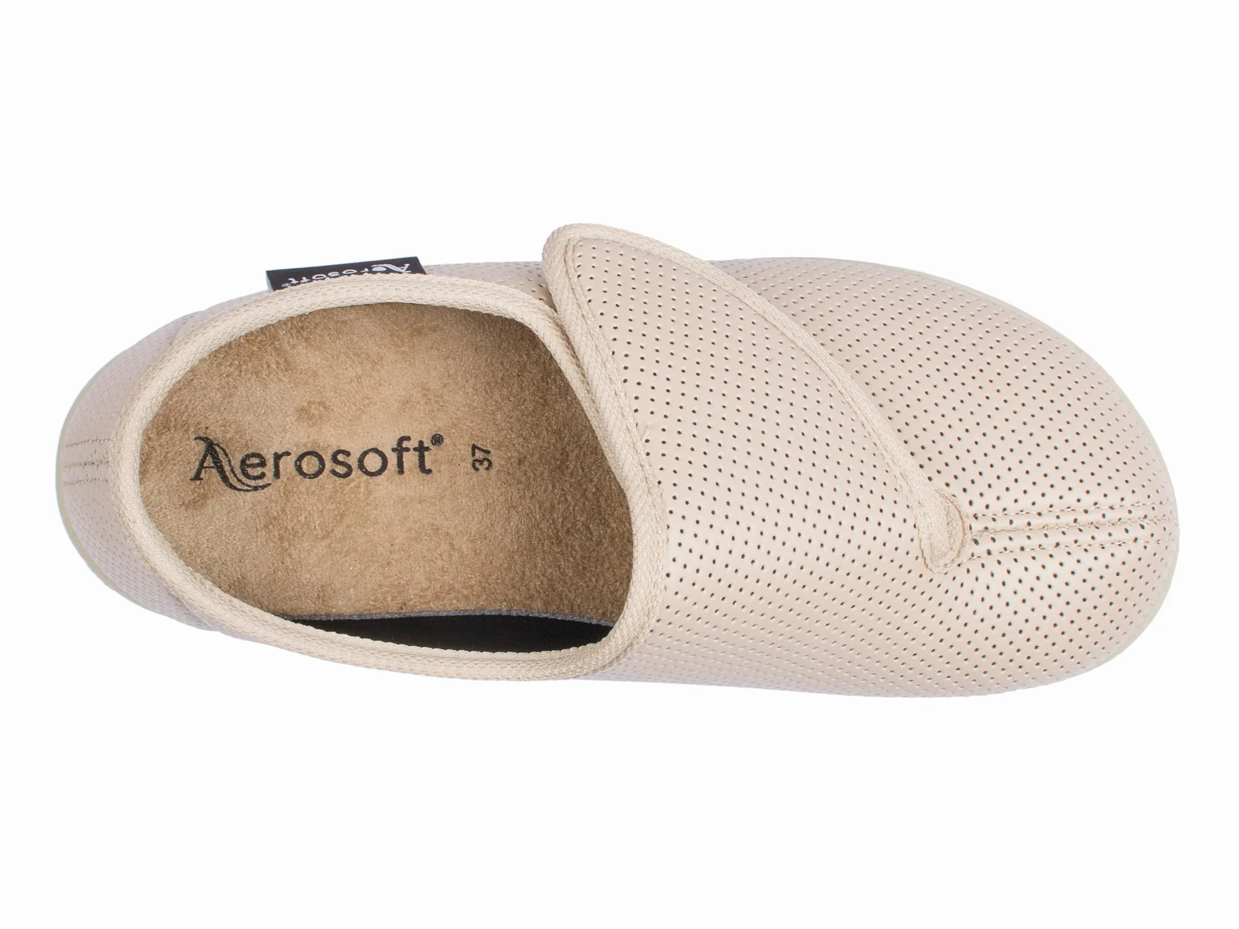 Aerosoft Zapatillas con Cierres Ajustables para Mujer, elásticas, 15 Anchos, Plantilla Intercambiable G-H, Antideslizantes