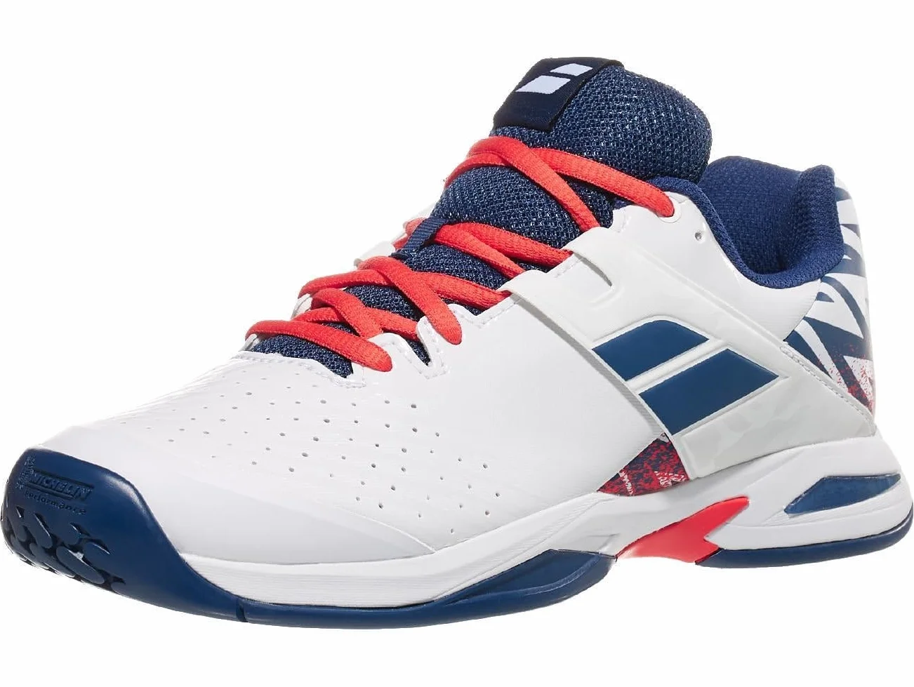 Babolat Propulse All-Court Zapatillas de Tenis para Niños - Sujeción, Amortiguación y Durabilidad, Blanco/Estate