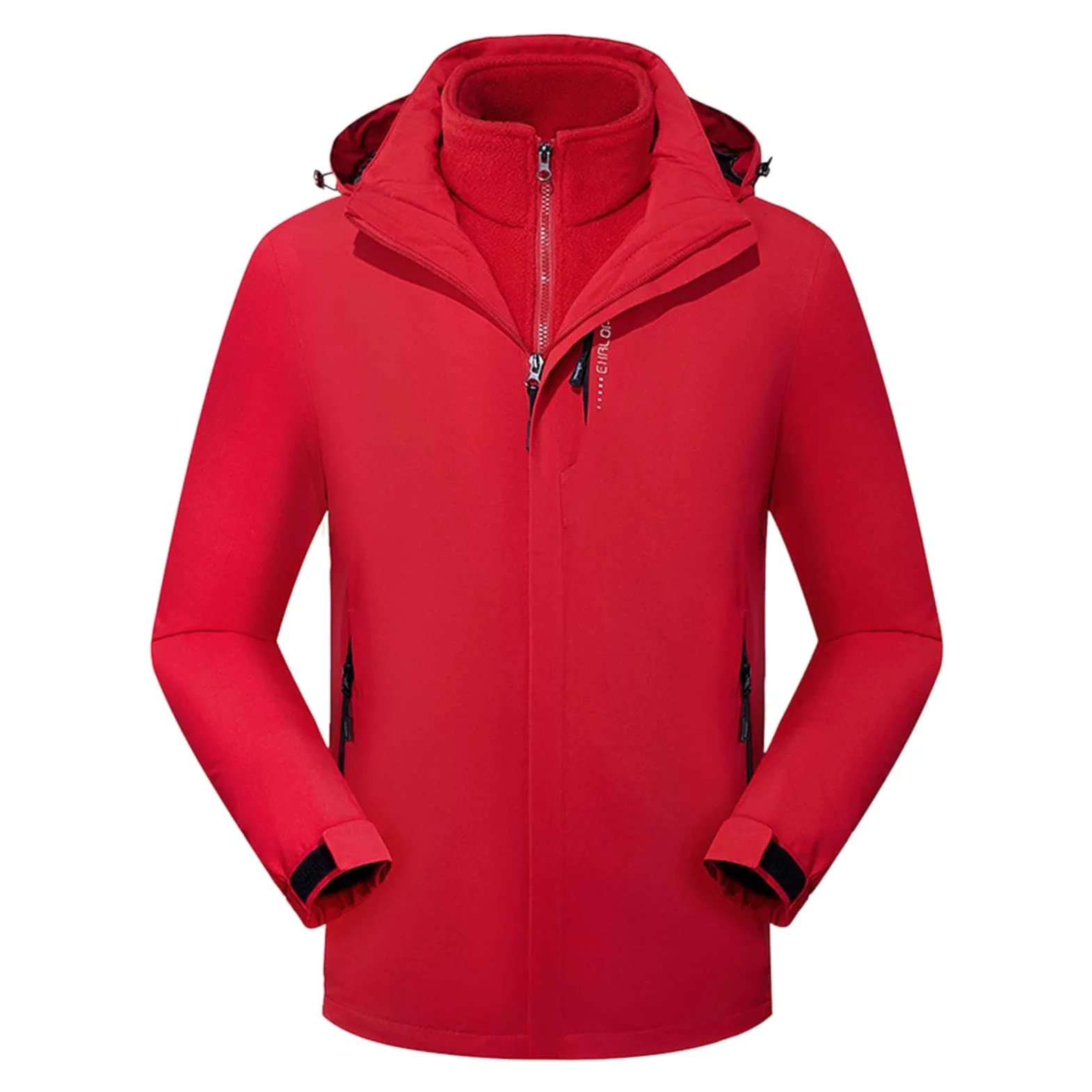 Cortavientos Hombre Running Detalles Reflectantes - Chaqueta Trench Deporte Ligero con Cremallera - Impermeable con Capucha Chubasquero Cortaviento Transpirable Waterproof Reutilizable Cortaviento