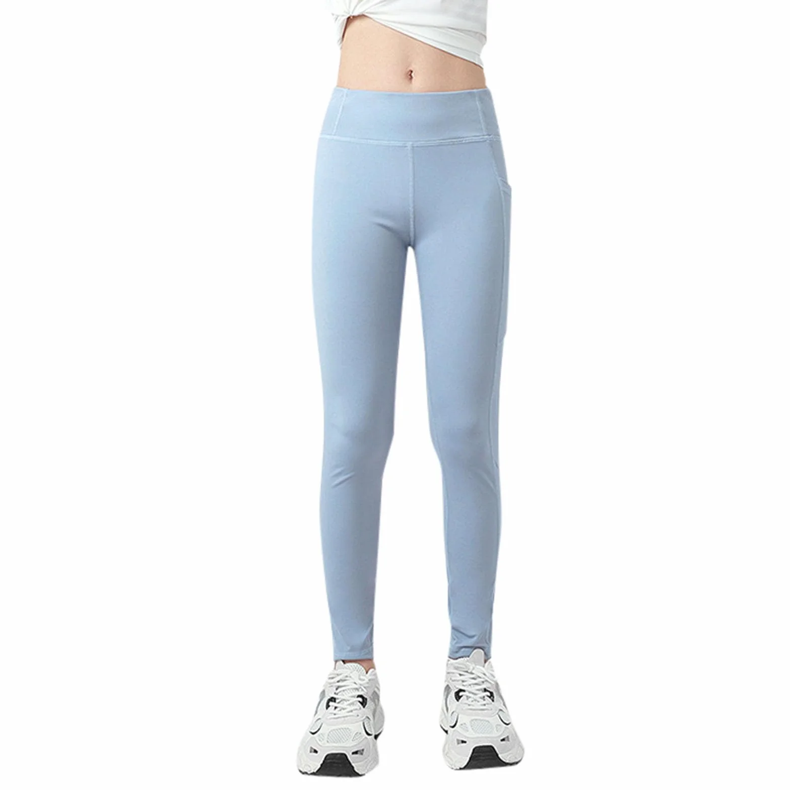Pantalones deportivos para niñas, leggings atléticos para niñas, pantalones de baile, correr, yoga, entrenamiento, baile activo, mallas con bolsillos