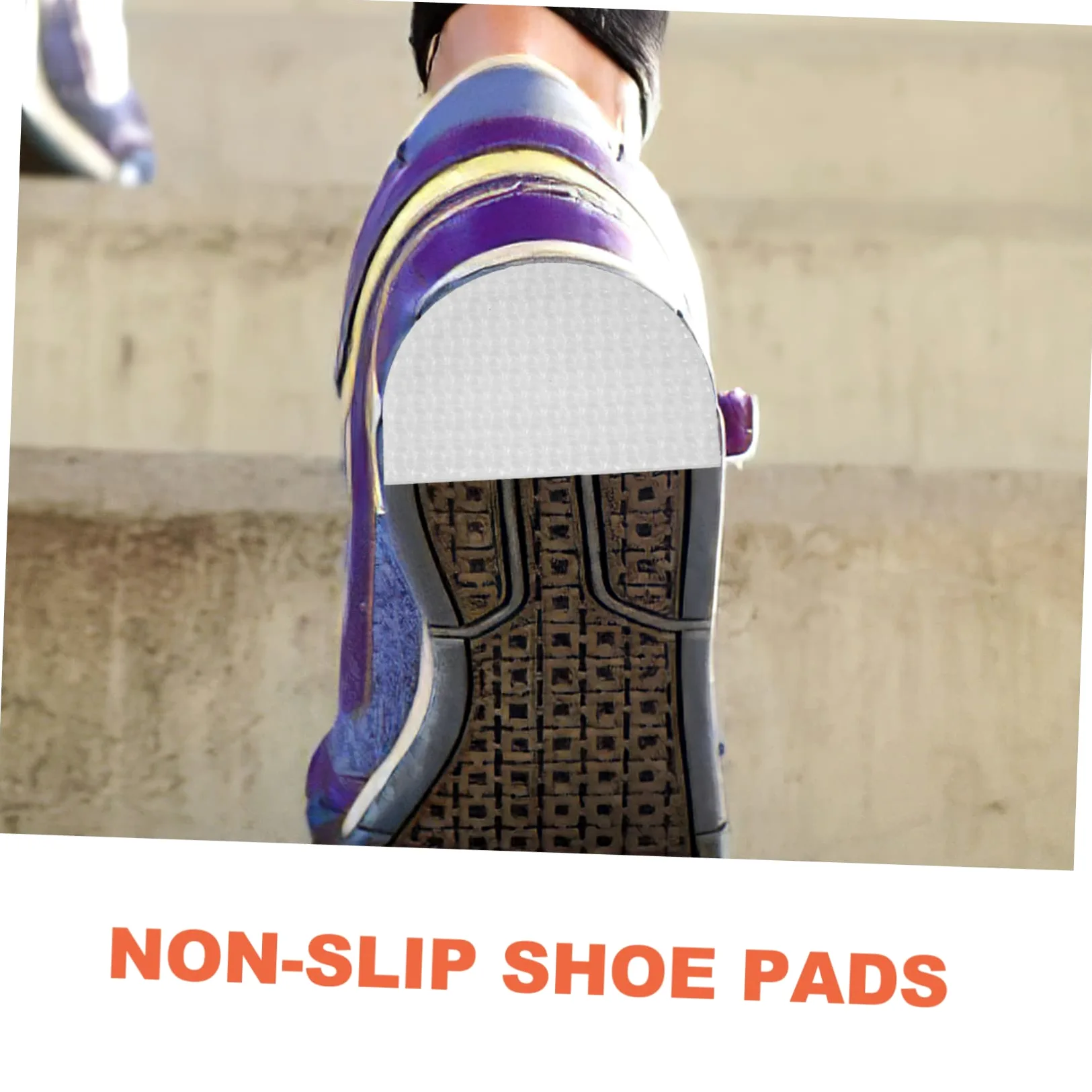 Cabilock 5pares Almohadillas Antideslizantes Para Zapatos De De Caucho Reducción De Ruido Auto-adhesivas Para Zapatillas y Zapatos De Transparente Cortables