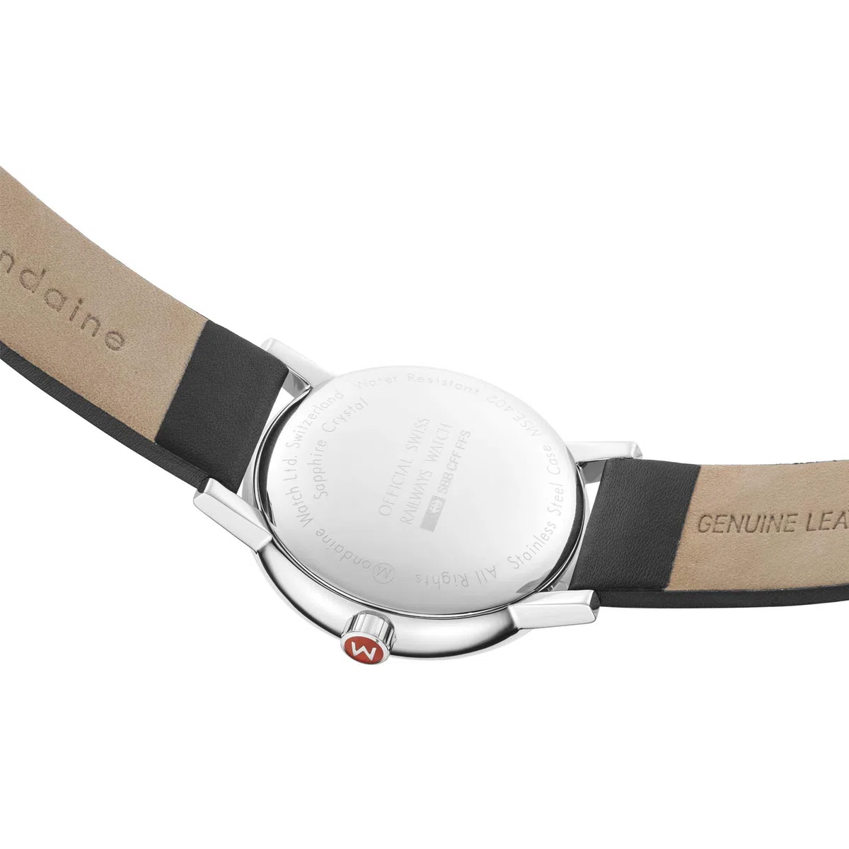 Mondaine Evo2 Reloj para Hombre Analógico de Cuarzo con Brazalete de Piel de Vaca MSE.40210.LB