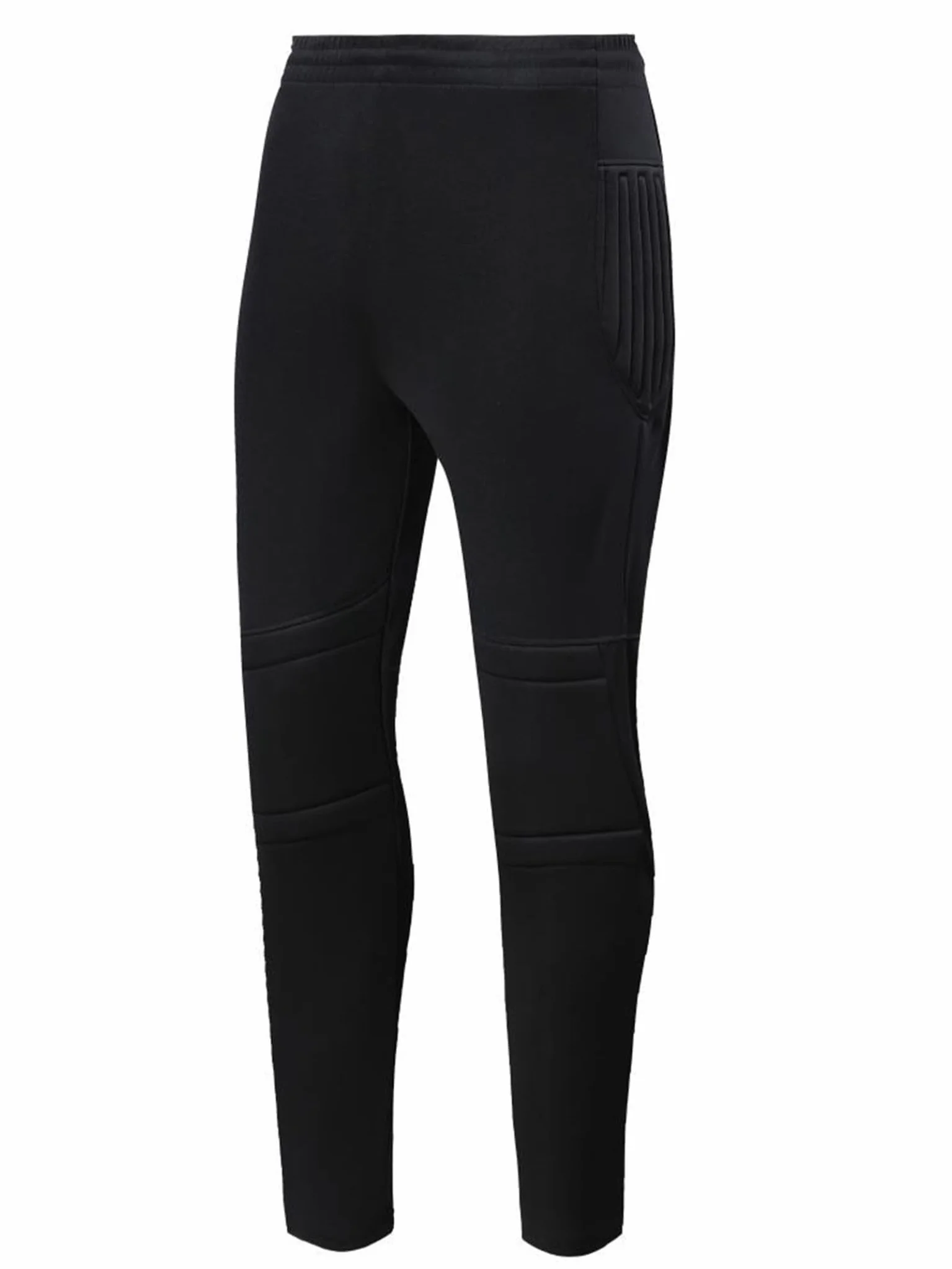 Pantalones de portero para niños, pantalones de portero de fútbol, largos, acolchados, elásticos, pantalones de entrenamiento para niños