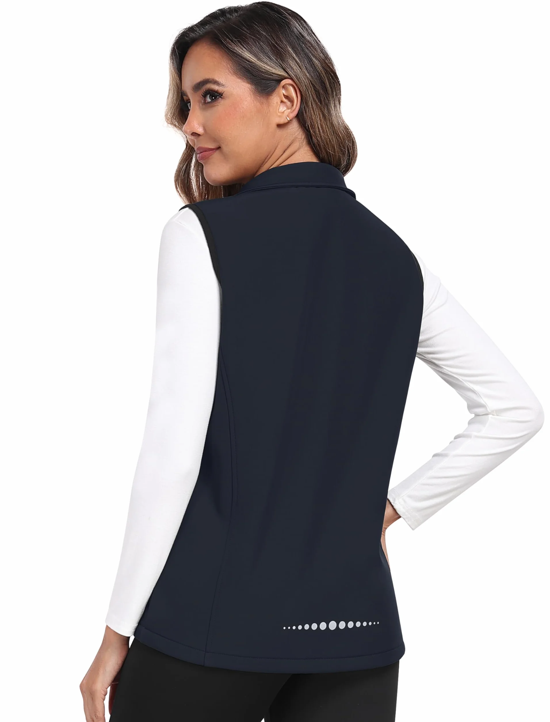 MoFiz Chaleco Ligero Softshell Mujer Chaqueta sin mangas Softshell Acampada Marcha