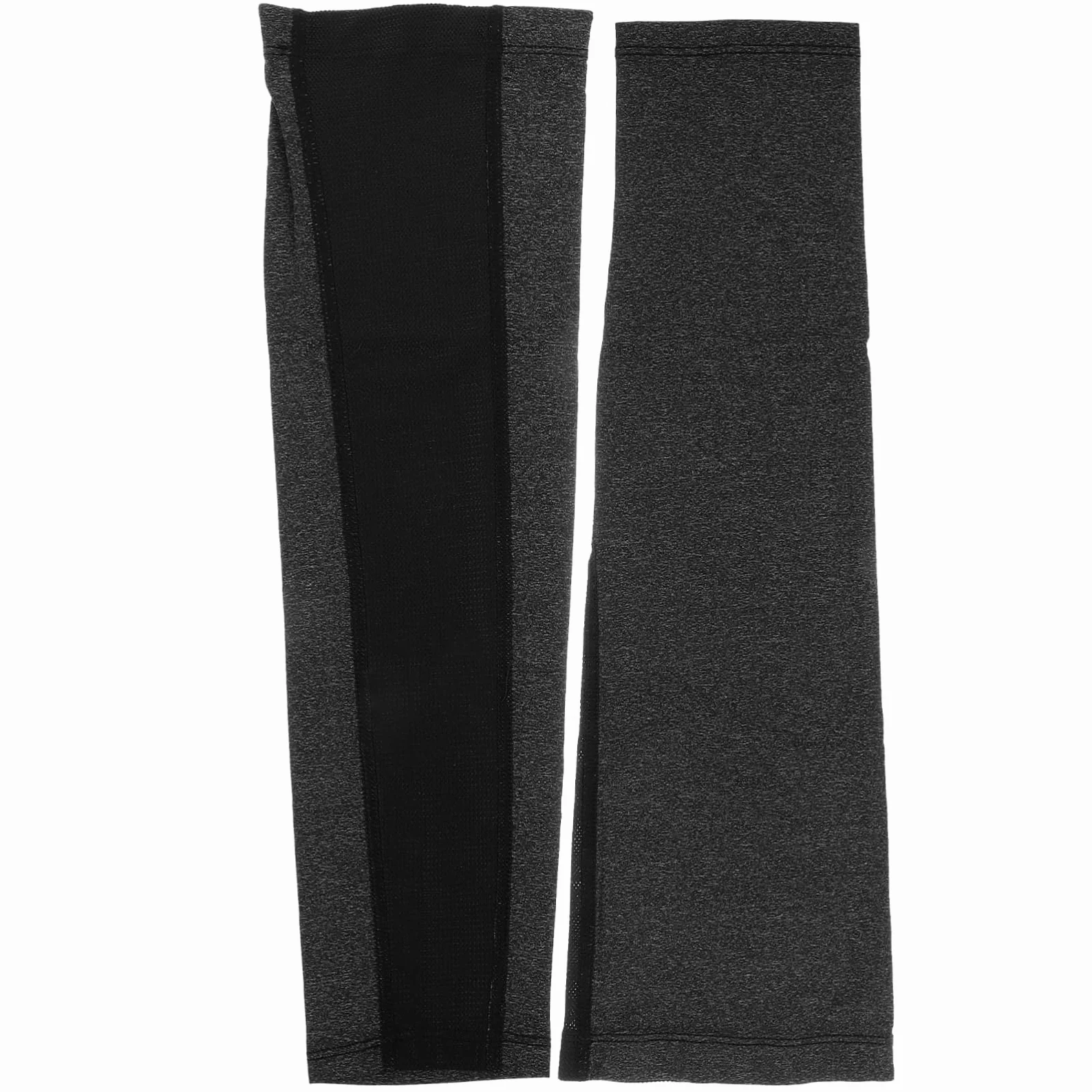 ibasenice Manga De Protección Solar Elástico Para Manga De Brazo Ultravioleta Manga Protectora Cubrir Hombres Mangas De Brazo Brazos Ciclismo Solar Apoyo Nylon Negro