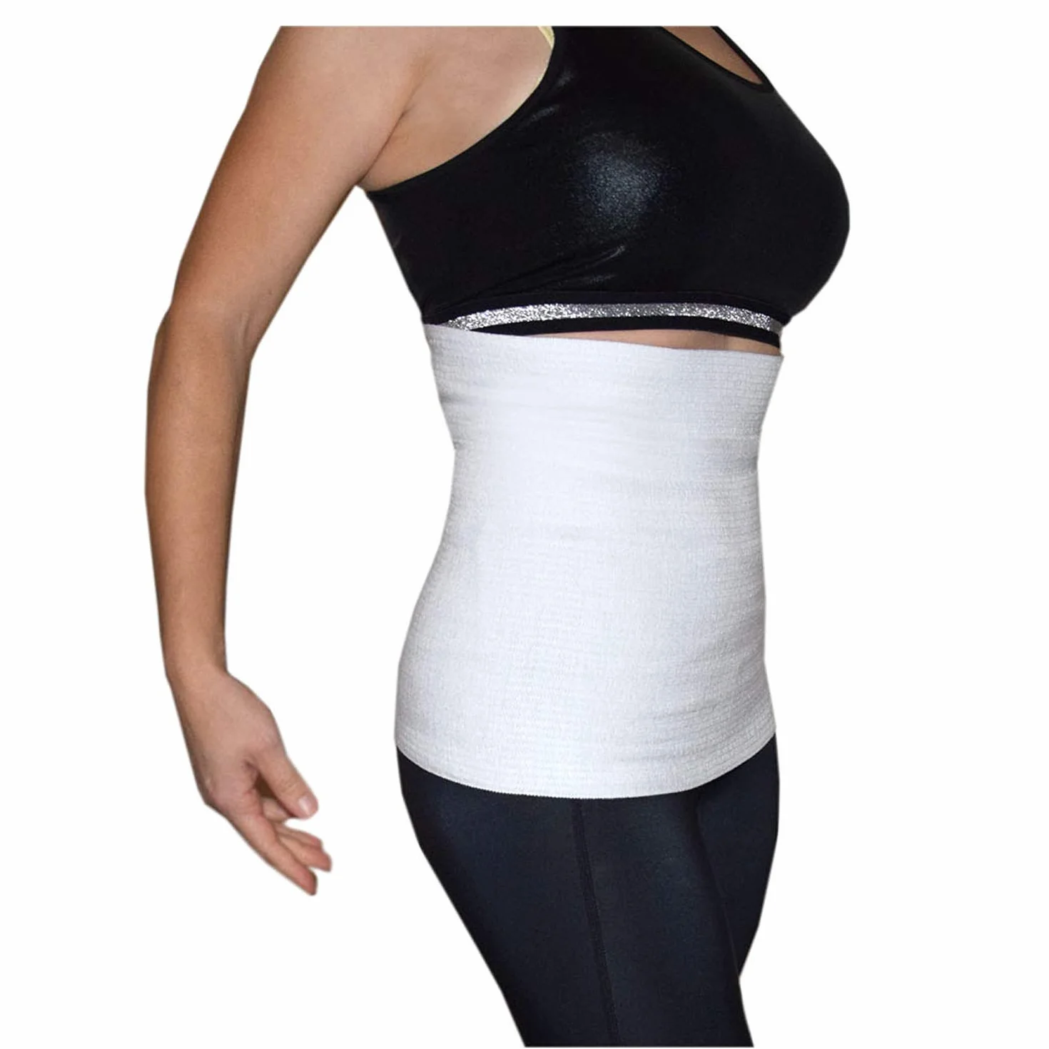 Faja lumbar tubular mujer Hernia umbilical hombre Reductora abdomen Coton Large