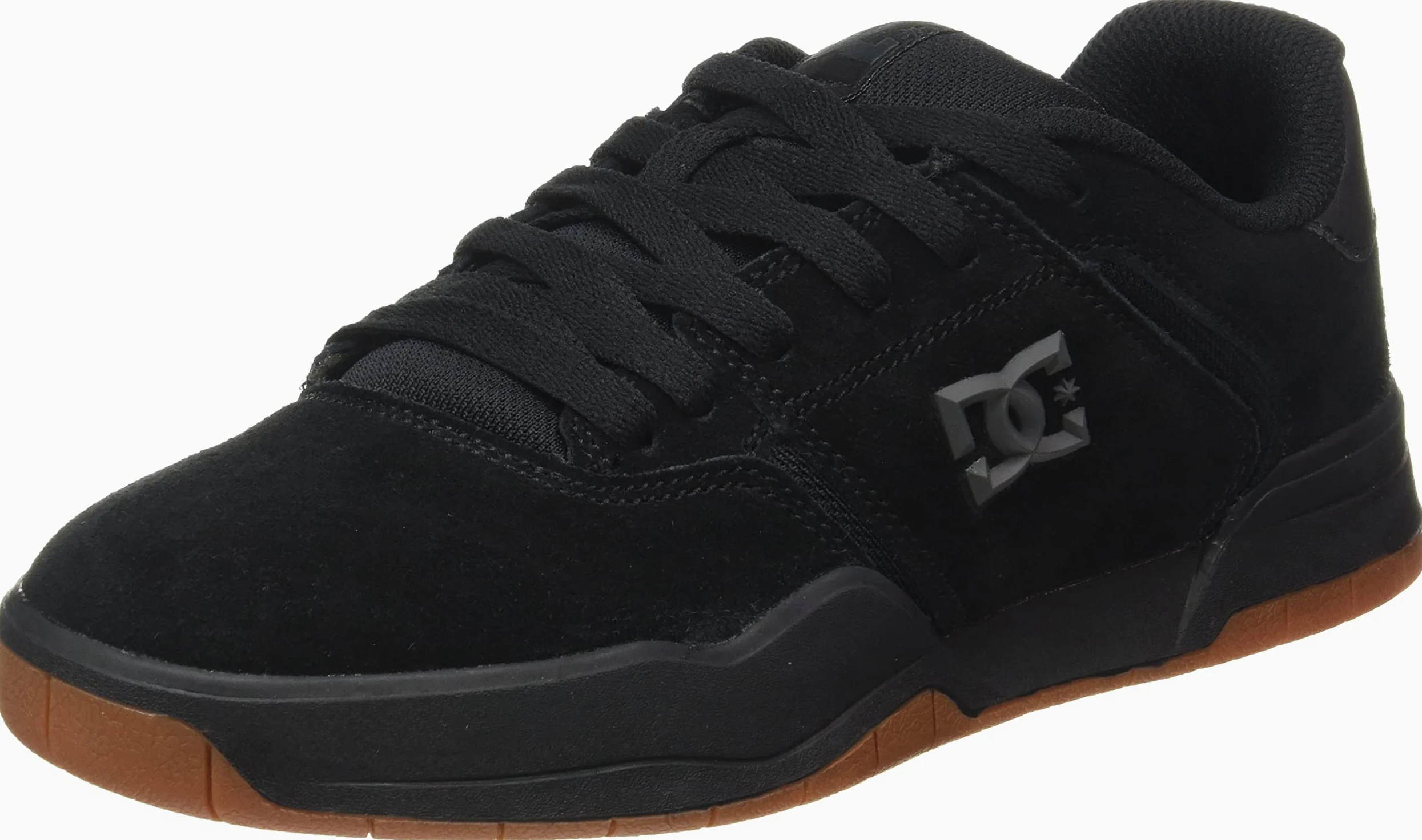 Dcshoes - Central Leather Shoes, Zapatillas Hombre, Schwarz, 44.5 EU