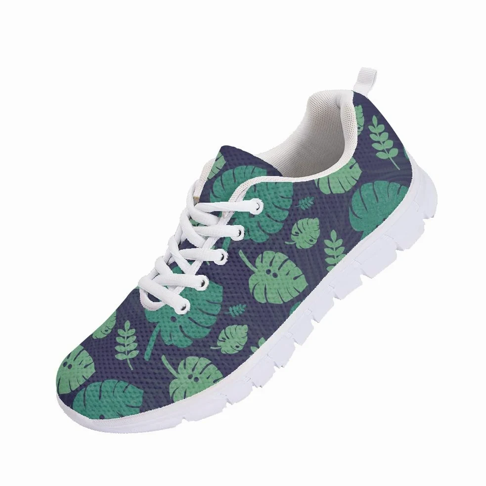 Amzbeauty Zapatos de correr de malla con diseño de Hawaii para hombre, para hombre, informales, para caminar, 6-13UK, Selva, 39 1/3 EU