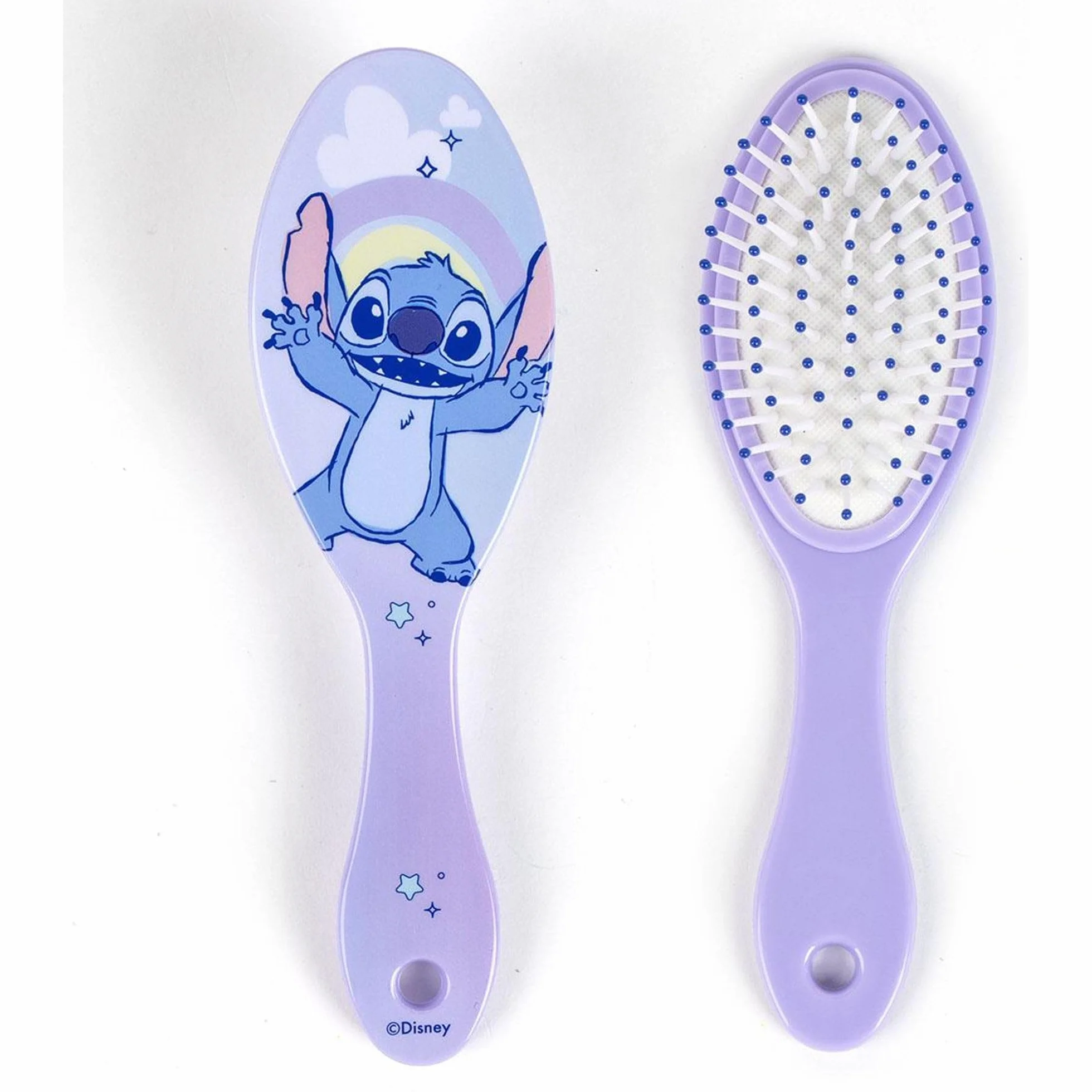 Neceser Aseo Viaje Accesorios Stitch con Peine, Toalla y Bolsa de Stitch - Neceser Aseo Stitch para Viaje o Escuela