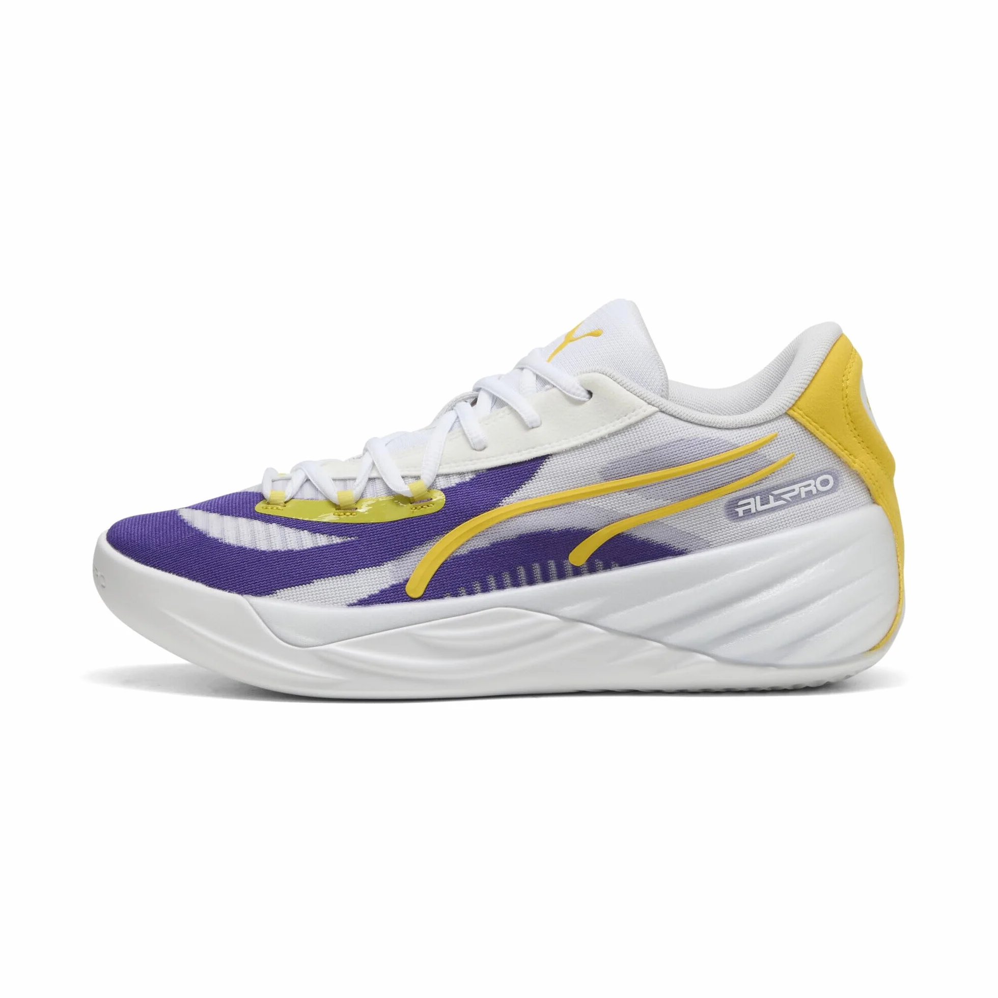 PUMA Zapatillas de Baloncesto All-Pro Nitro™ LA Unisex 43, Team Violet Pelé Yellow Purple