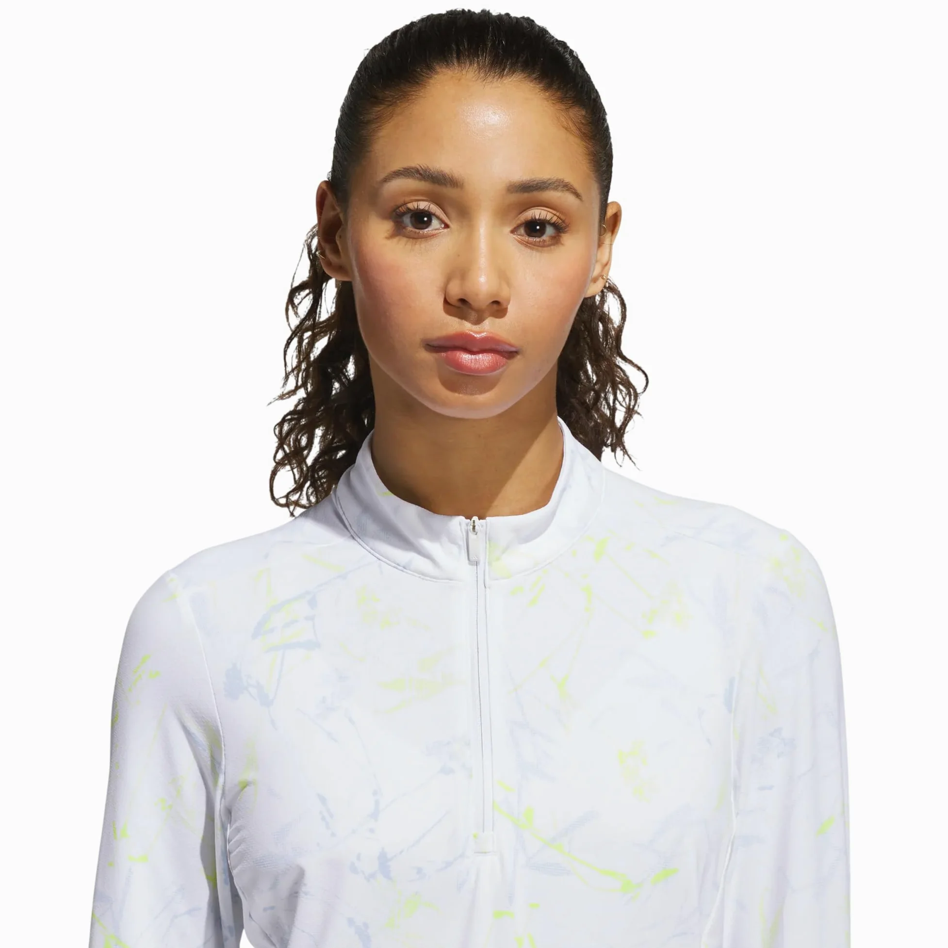 adidas Ult365 Cool Feeling Printed QZ, Sudadera de Golf con Cremallera Mujer
