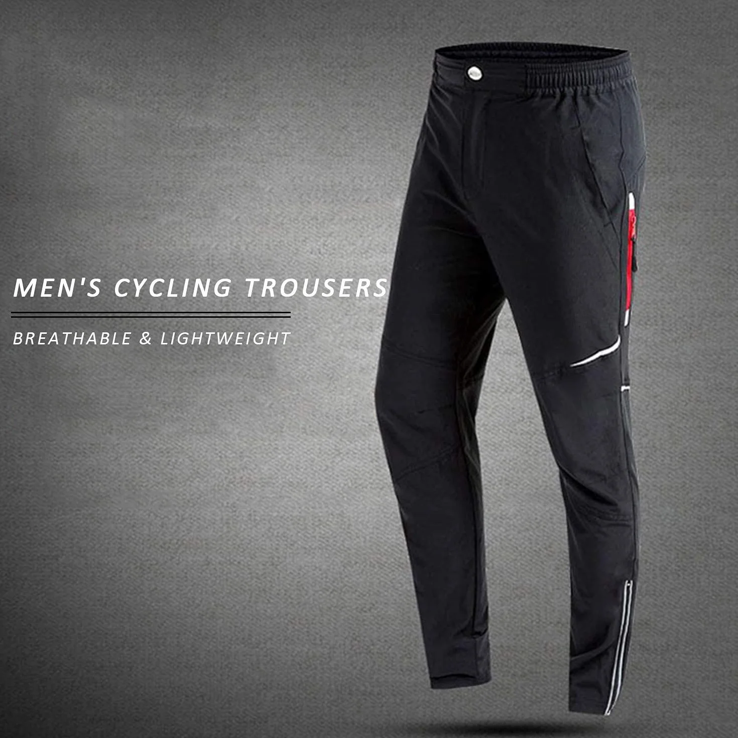 Pantalones de Ciclismo para Hombre Respirable a Prueba de Viento Secado Rápido Ligeros