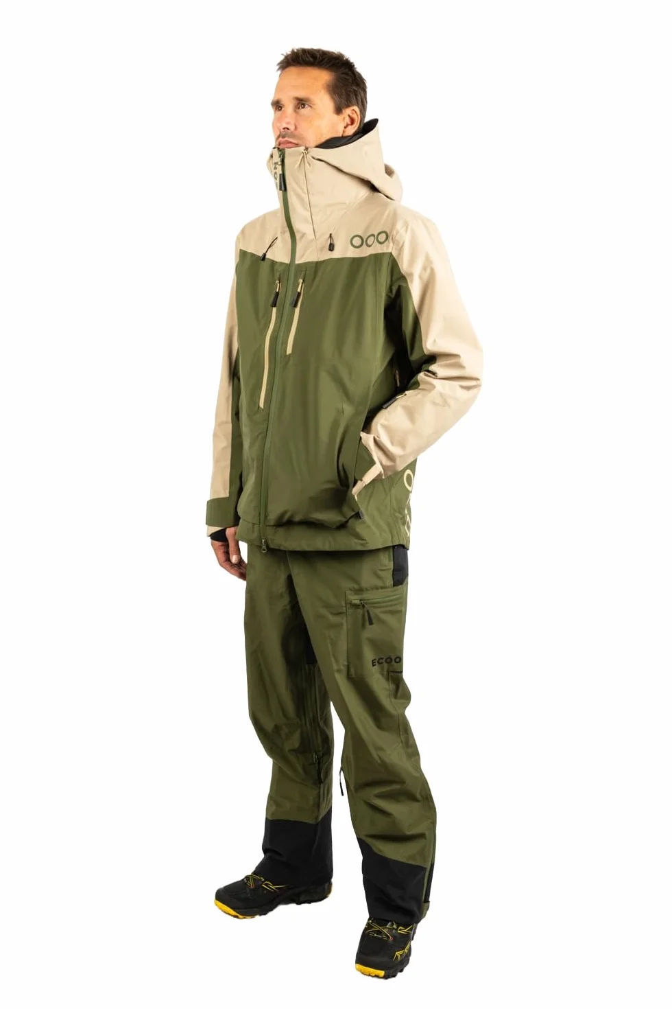 Ecoexplorer Pantalon Nieve Esqui Impermeable Hombre Verde