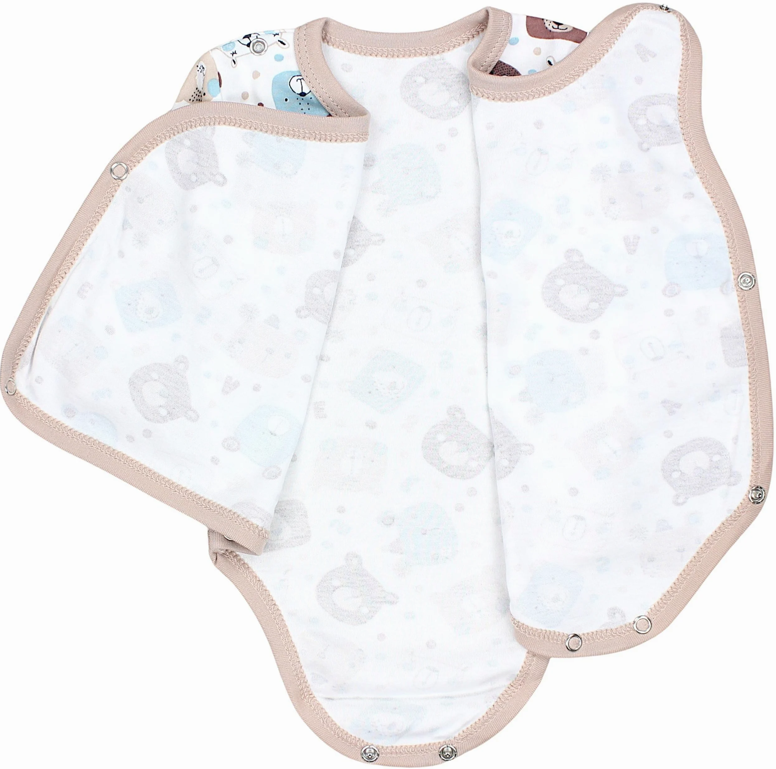 TupTam Body Bebe Manga Larga 5 Unidades – Bodies Bebe con Cierre Lateral en Algodón para Niño y Niña