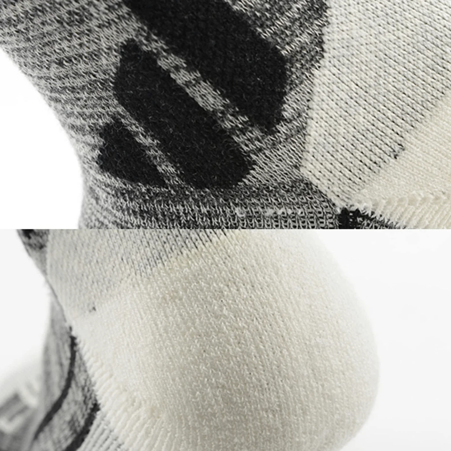 calcetines de hombre Al aire libre de alta tubo calcetines atléticos espesado calentamiento transpirable lana resistente al desgaste y absorbente de sudor calcetines medias de hombre(A,10.4-11inch)