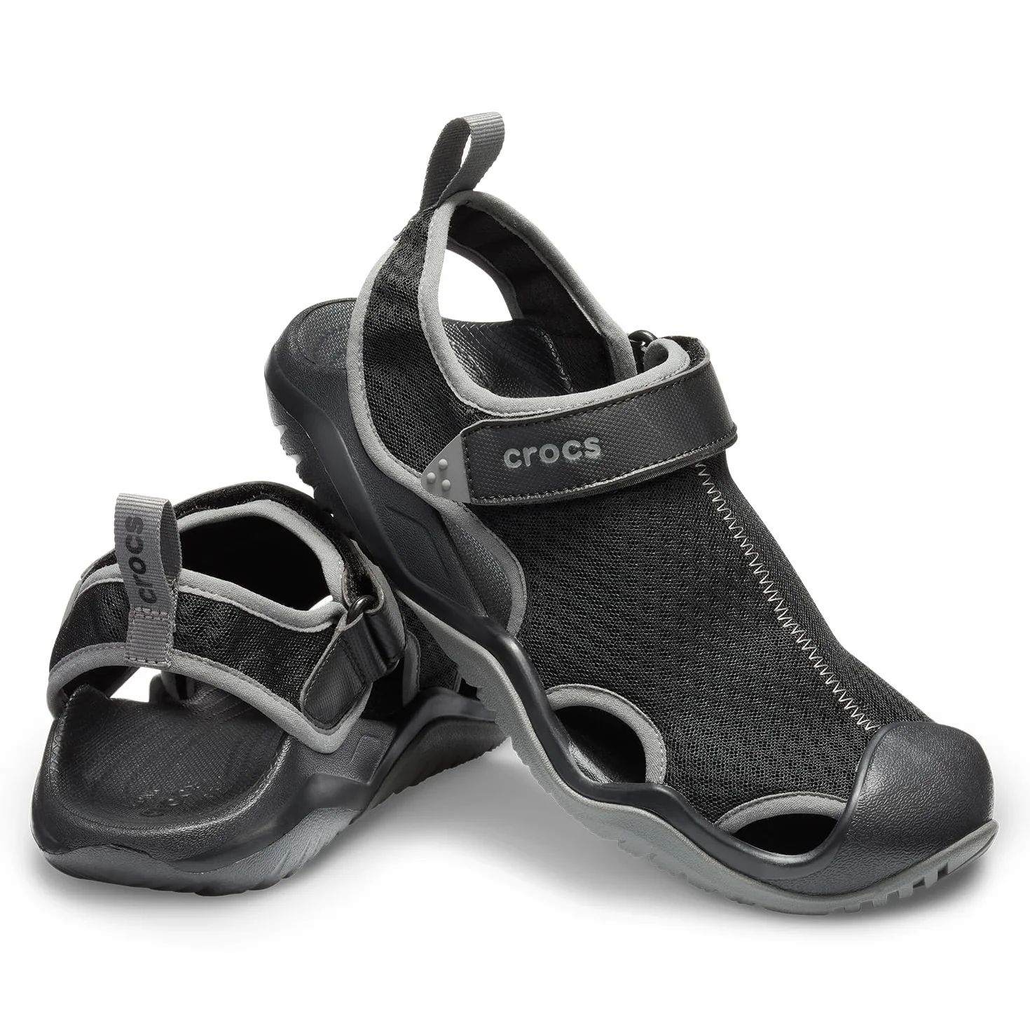Crocs Swiftwater Mesh Deck Sandal Men, Zuecos Hombre
