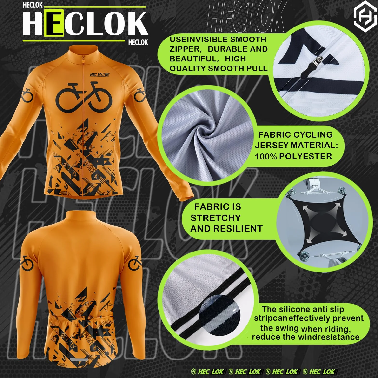 Ropa Ciclismo Otoño Invierno Primavera Hombre Maillot MTB Manga Larga Culotte Pantalones Acolchado 9D Gel Pad