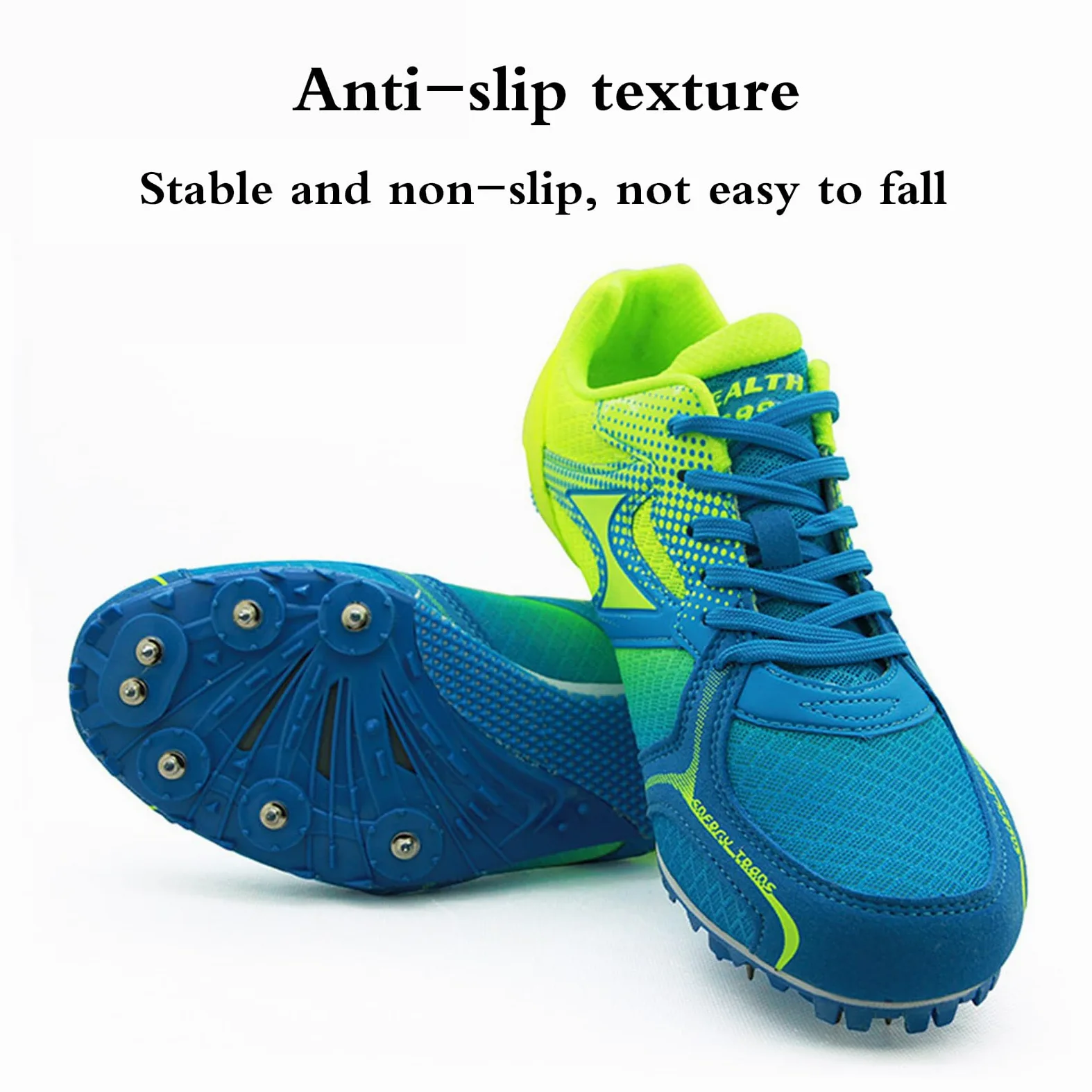 Mujer Zapatillas De Clavos,Zapatillas De Atletismo Clavos,Pista Y Campo,Zapatillas Correr Clavos,No Es FáCil Caeradecuado para Carreras De Larga Distancia,Vallas,Entrenamiento Escolar