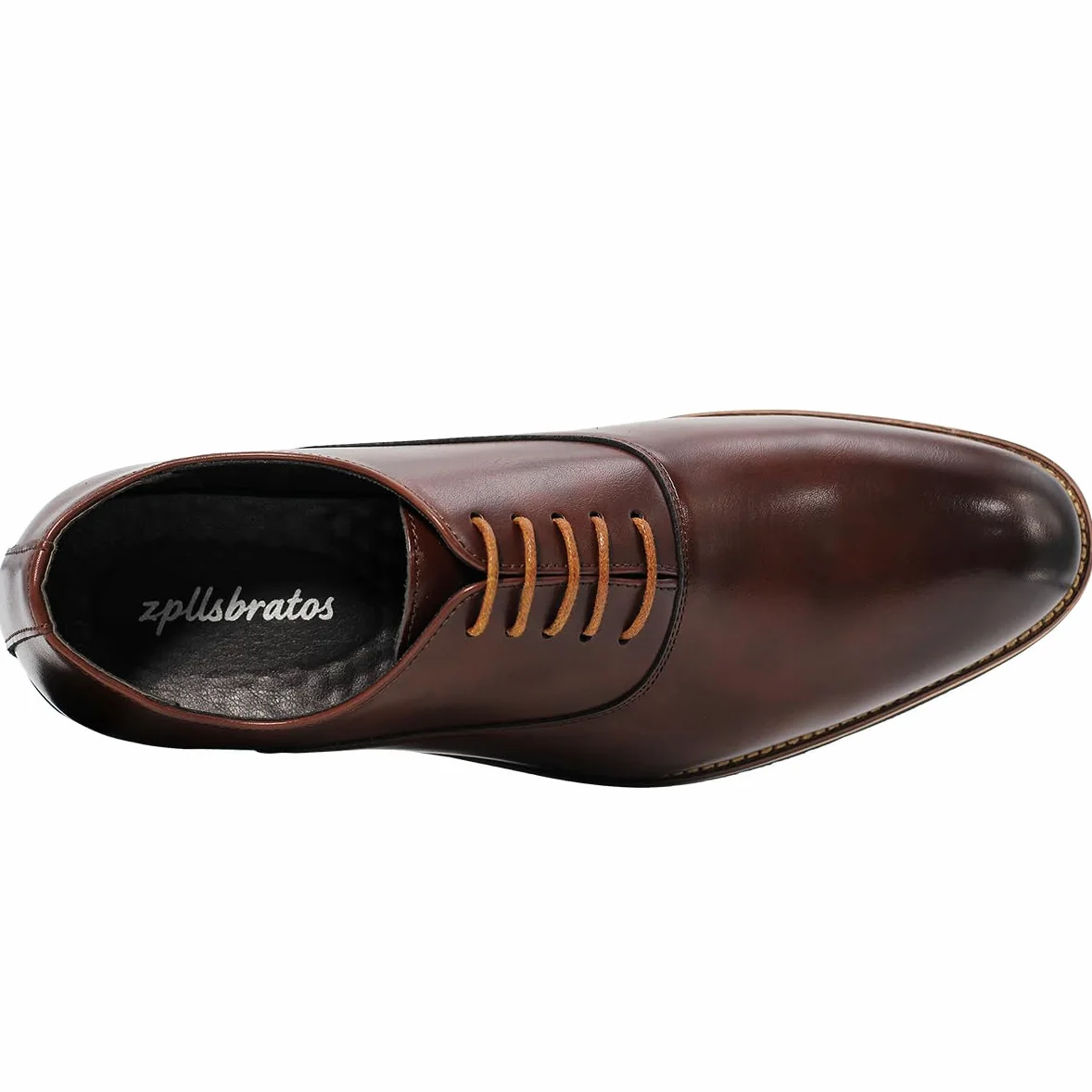 Zapatos de Vestir Hombres Oxford Derby Clásico | Zapatos de Cordones Traje Formal Oficina Boda Comercio Clásico Marrón Negro 40-48