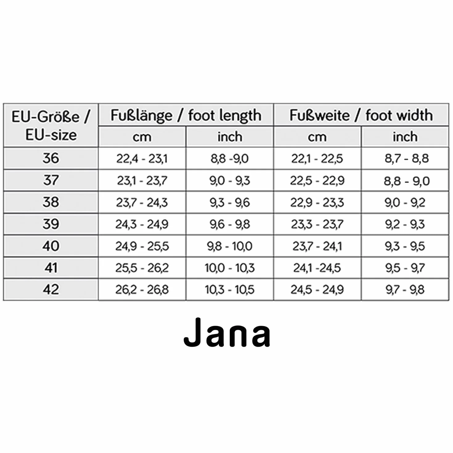 Jana 8-29460-42 BombaMujer