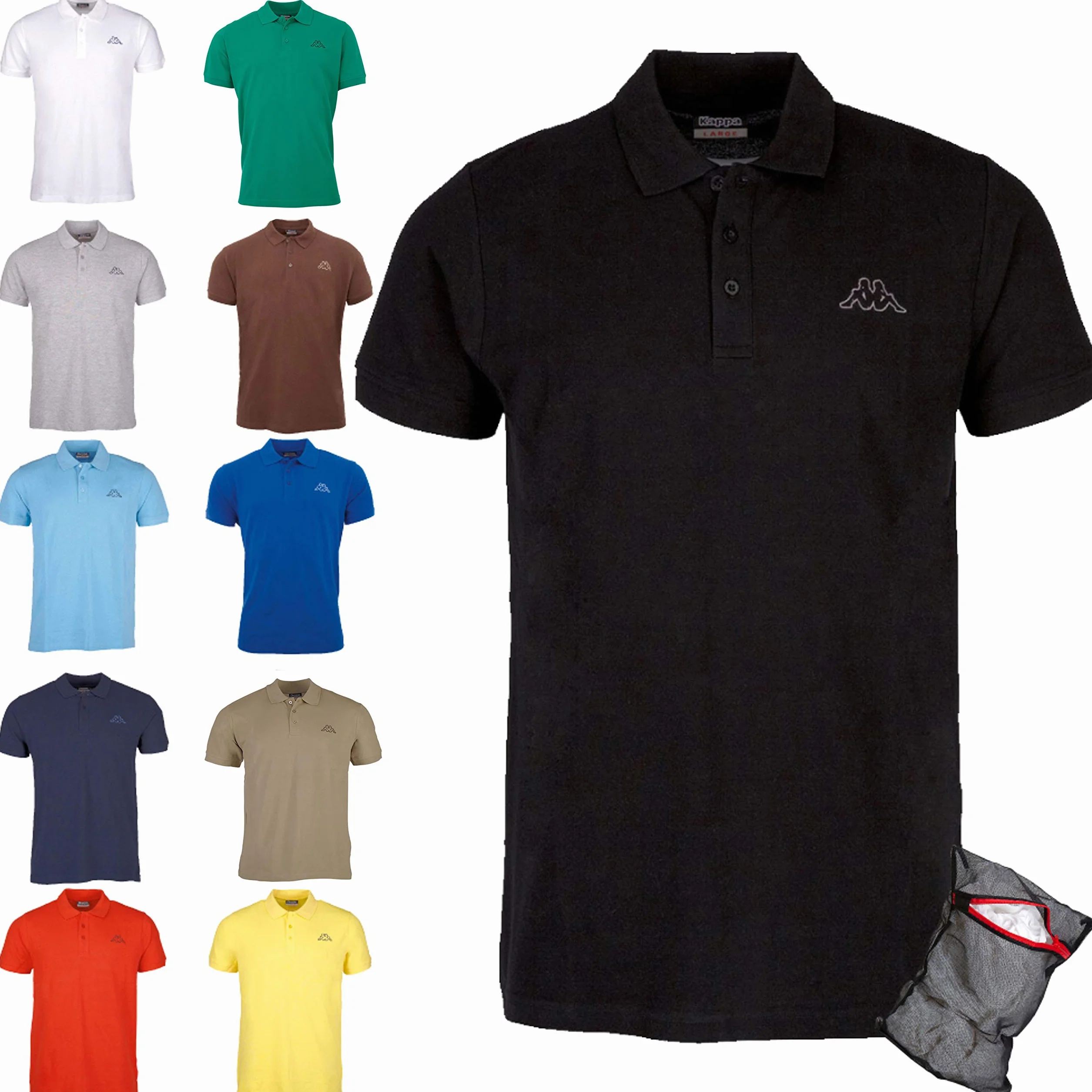 Kappa Polo Clásico Edición ZiATEC Camisa Golf Mangas Cortas