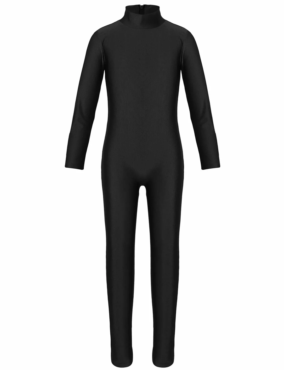 TiaoBug Bodies Jumpsuit Mono para Danza Gimnasia Rítmica Leotardo Body Básico Clásico Manga Larga para Ballet Deporte Niñas Niños