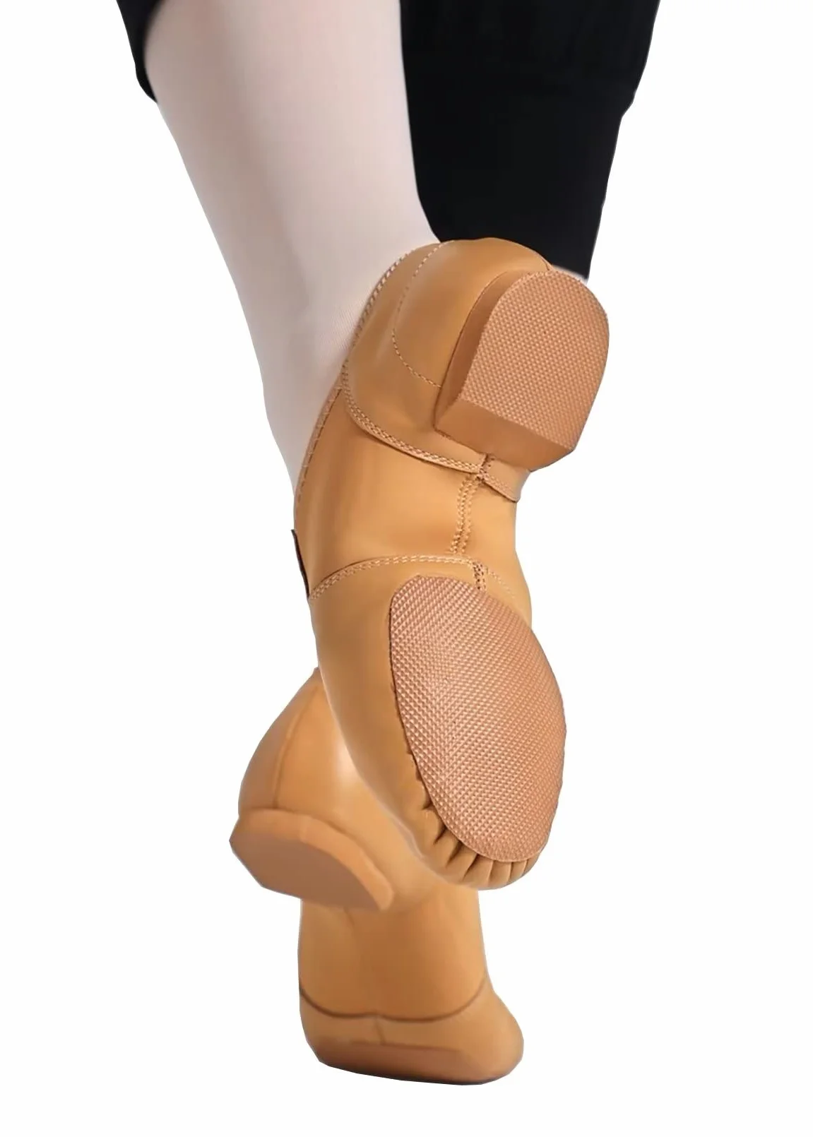 Zapatillas de Jazz Cuero Genuino Suela Partida Zapatos de Danza Modern Jazz para Mujer Hombre