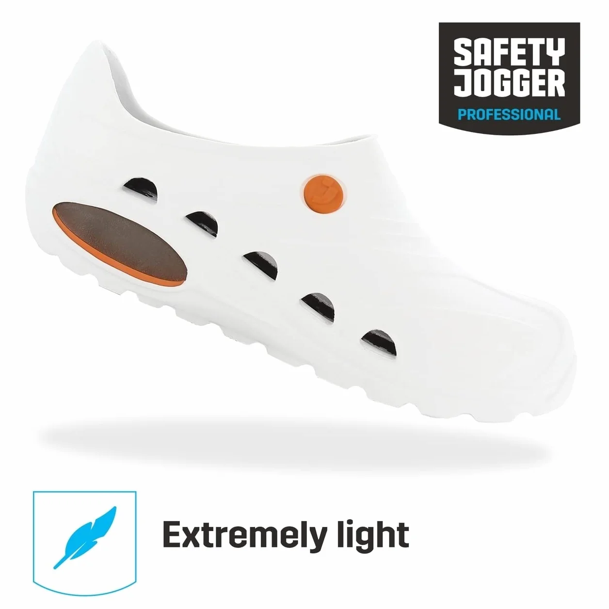 Oxypas Safety Jogger Zuecos Ligeros para Hombres y Mujeres - OXYVA - Zuecos Antideslizantes, Antibacterianos, Antiestáticos y Antifúngicos, Zapatos de Seguridad