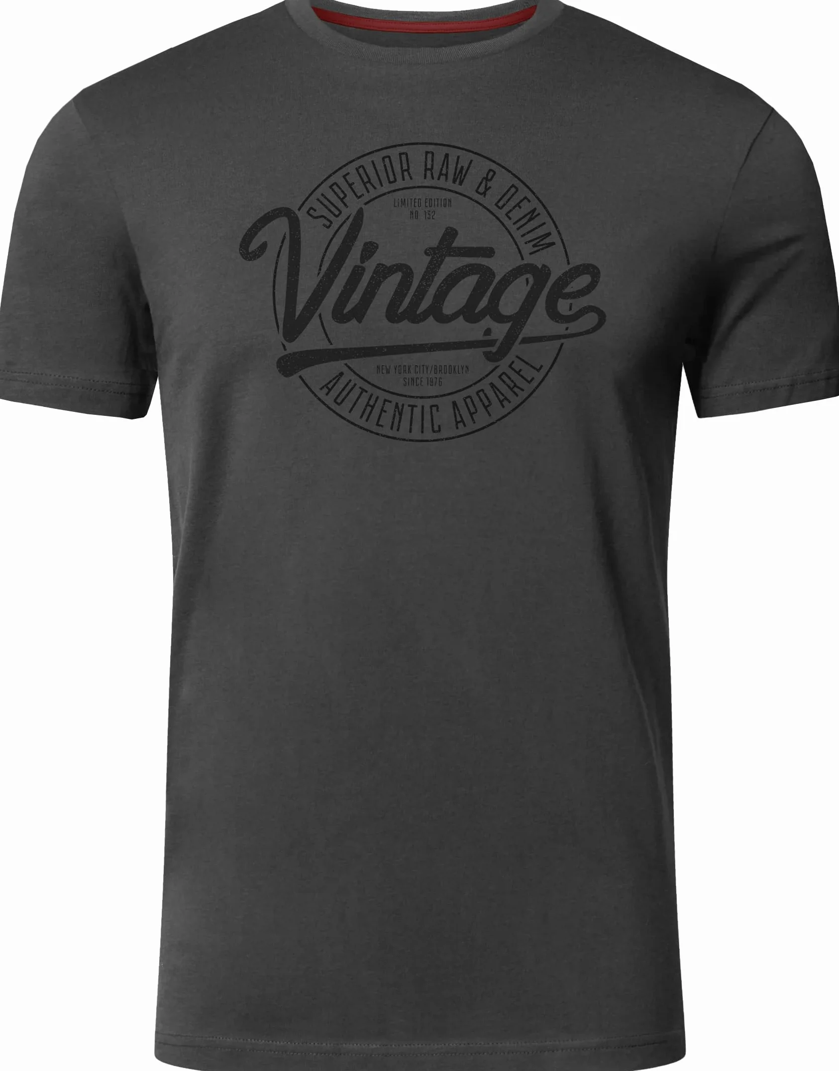 FULL TIME SPORTS Pack de 4 Camisetas Estampadas Hombre, Manga Corta, 100% Algodón, PRINT-001
