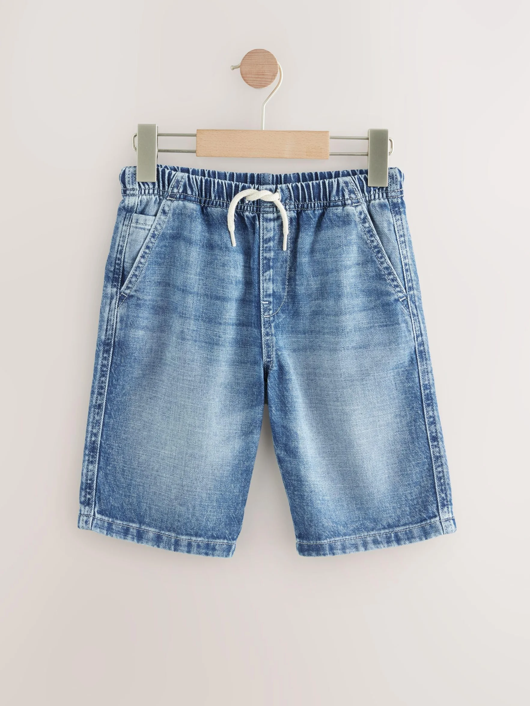 NEXT Niños Vaqueros Cortos Estilo Bermuda Cintura Elástica Pack de 2
