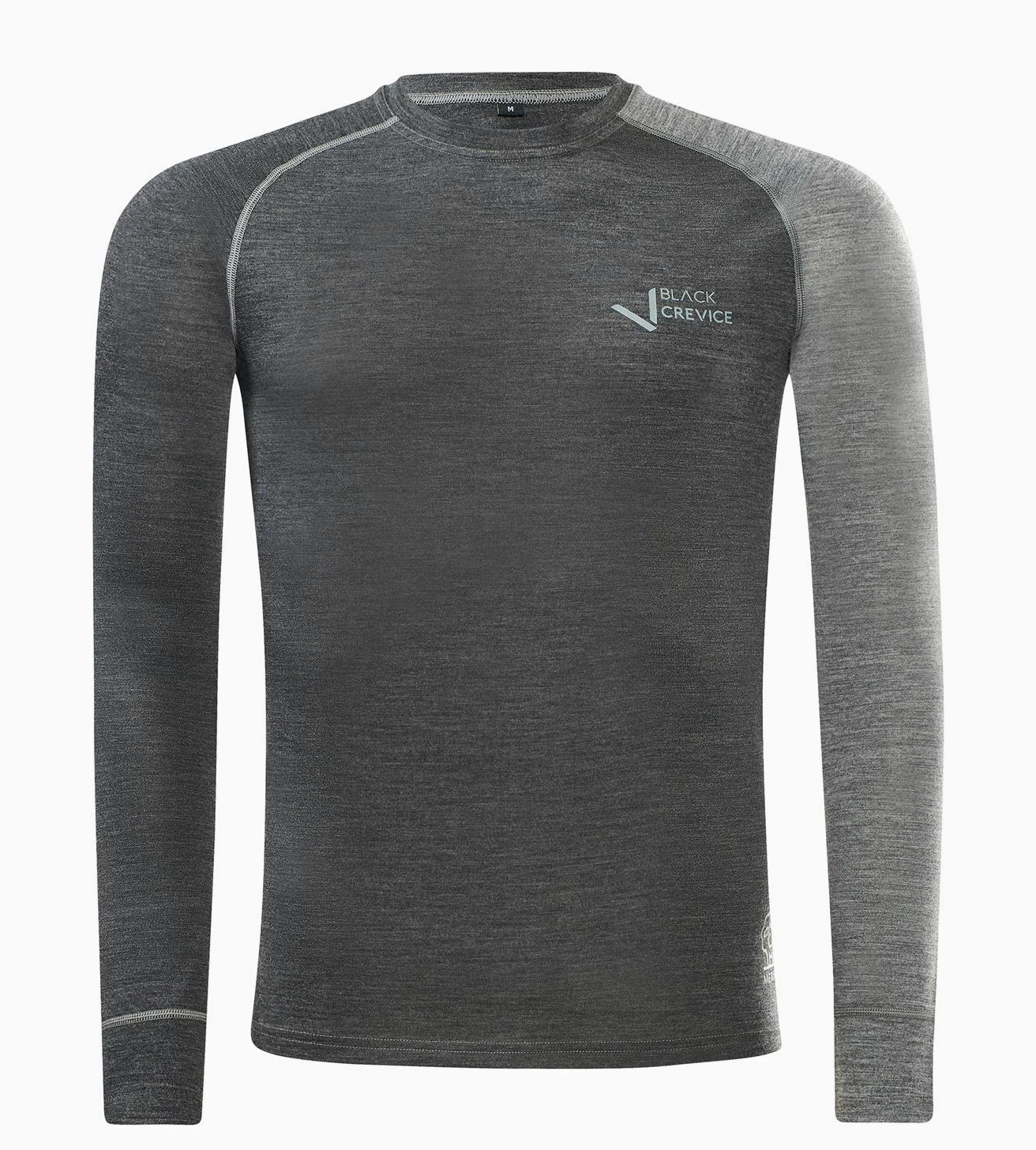 Black Crevice Black Crevice Camiseta Interior de Lana Merino Ropa Interior Funcional. Hombre (Pack de 1)