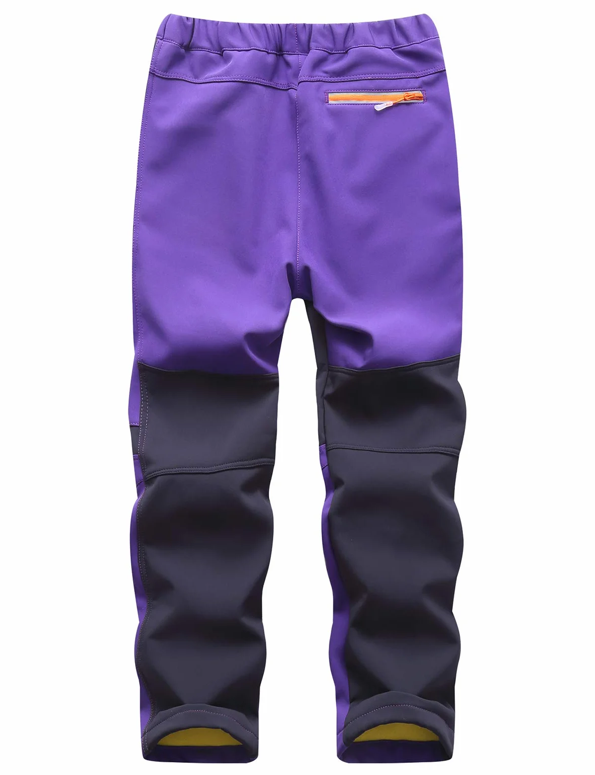 Echinodon Pantalones de softshell con forro, resistentes al viento y al agua, cálidos, para niños, niñas, invierno, para exteriores