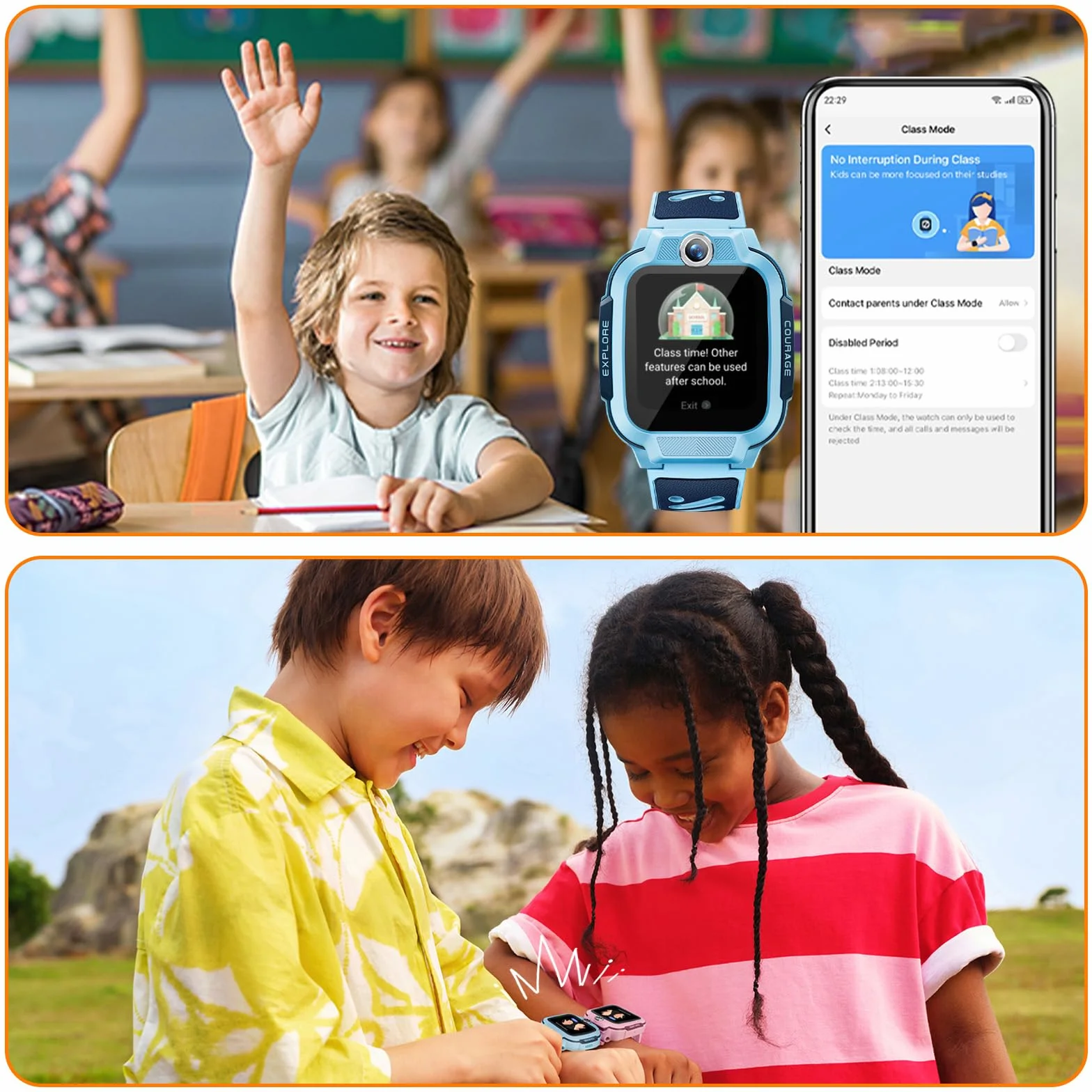 imoo Z3 Reloj Inteligente Niño con GPS Localizador y Llamadas, Smartwatch para Niños 4G con Llamadas de Video, SMS, Podómetro, Modo Escuela, Resistente al Agua IP68, Regalo para Niños y Niñas (Azul)