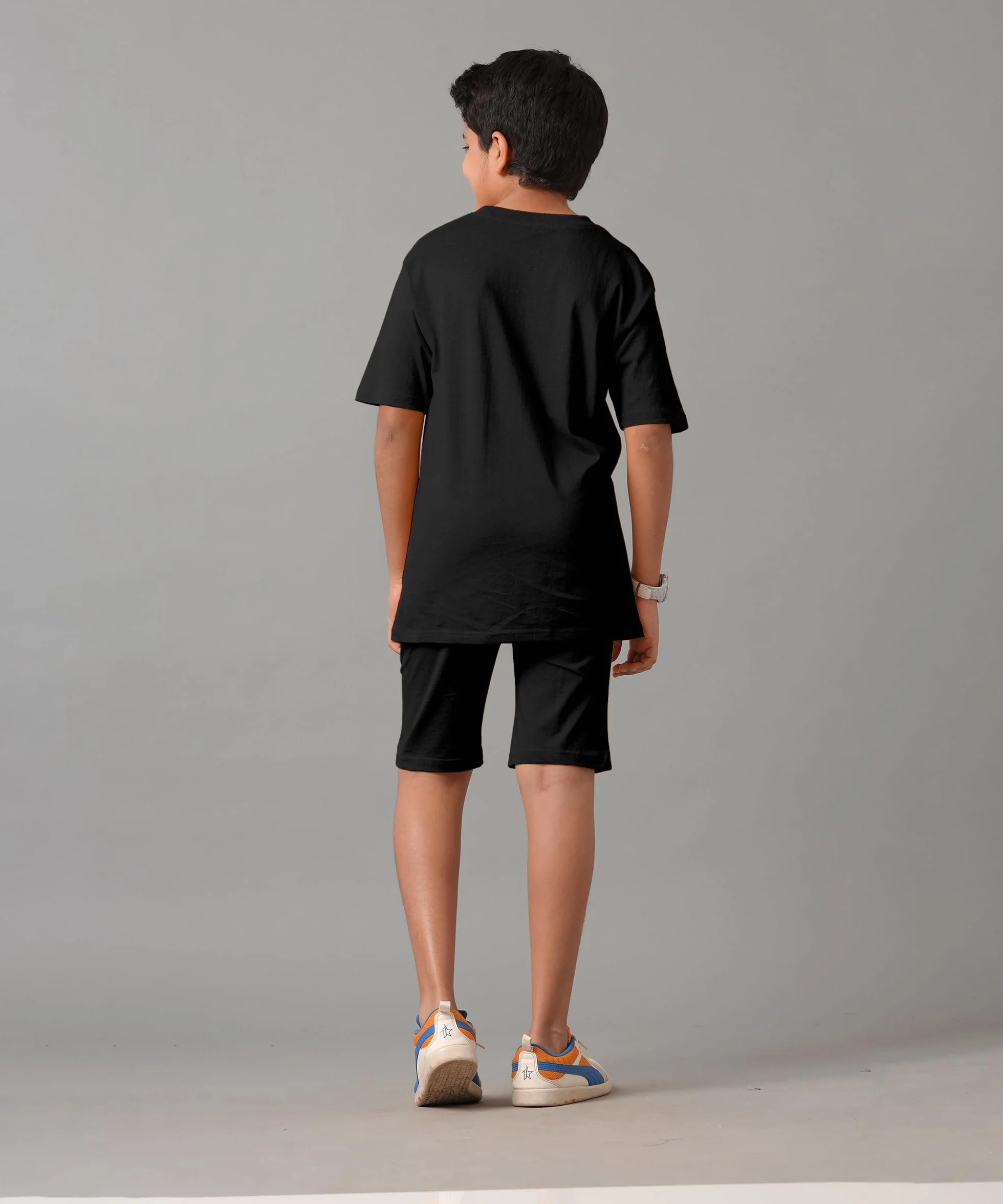 KYDA KIDS Camiseta y pantalón corto 100 % algodón puro estampado para niño