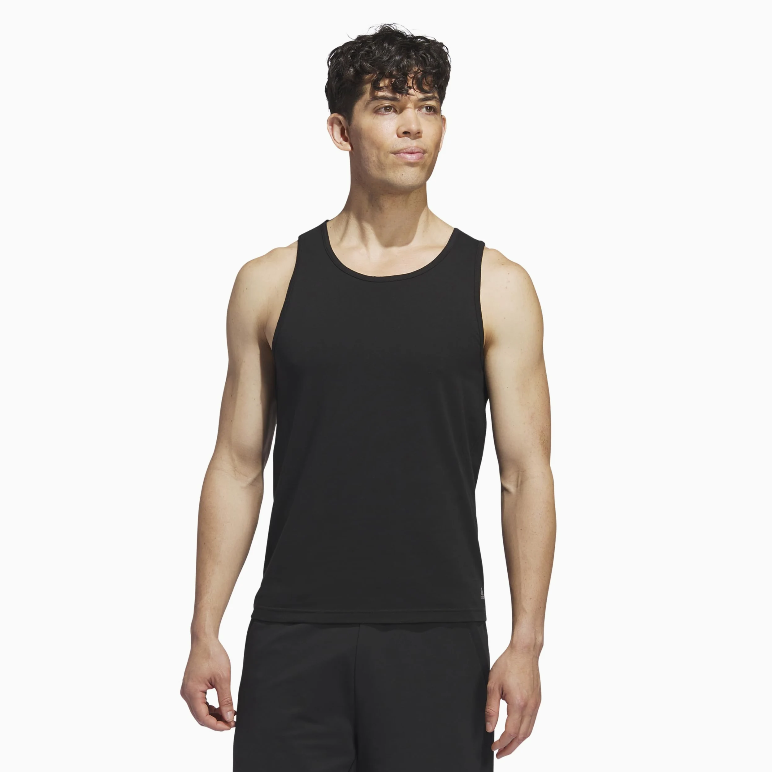 Adidas Tank Tops (2-Pack) – Stretch Cotton Undershirt, Soft Breathable Fitted Base Layer Capa de Base Superior Hombre (Pack de 2)