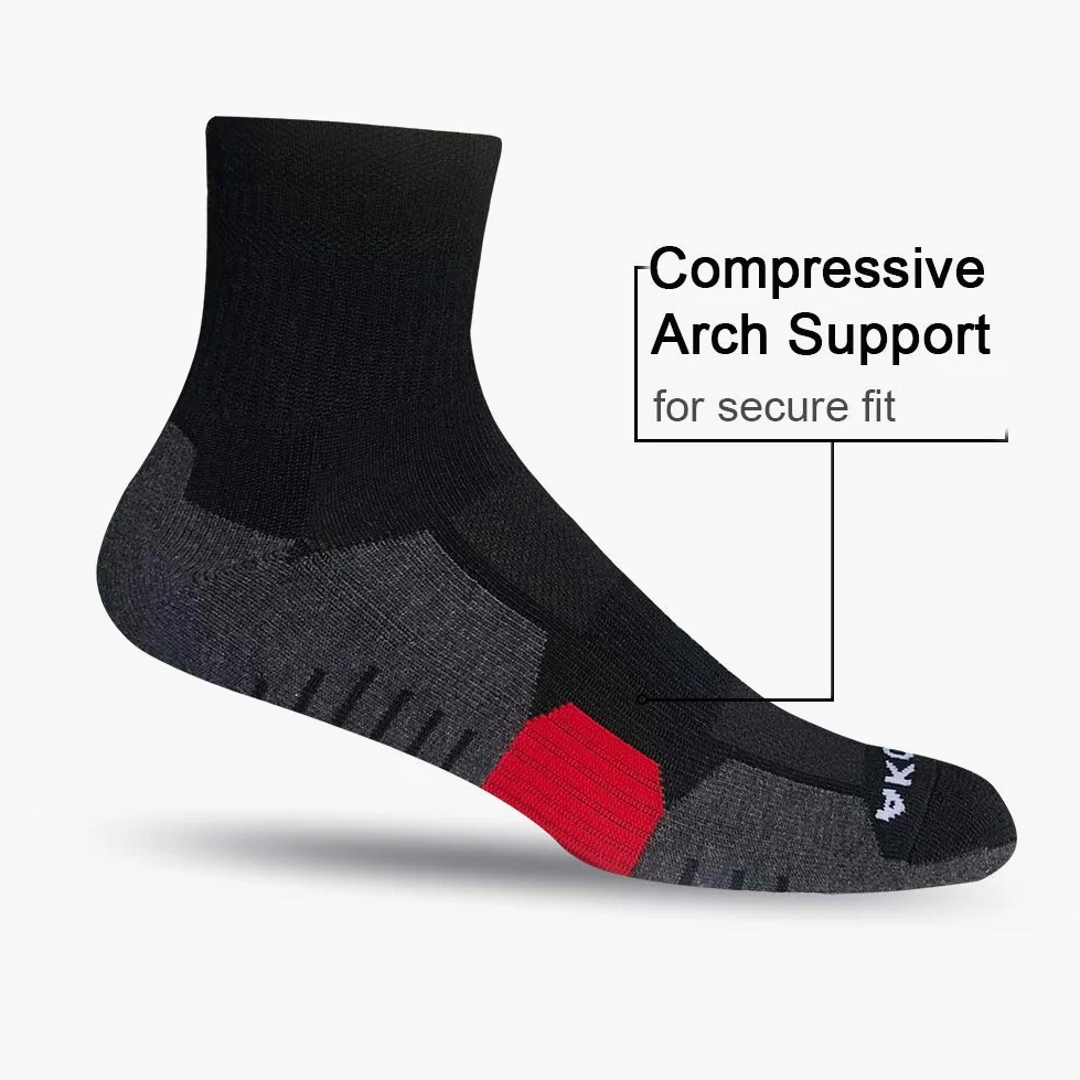 AKOENY Calcetines acolchados para correr para hombre (6 pares)