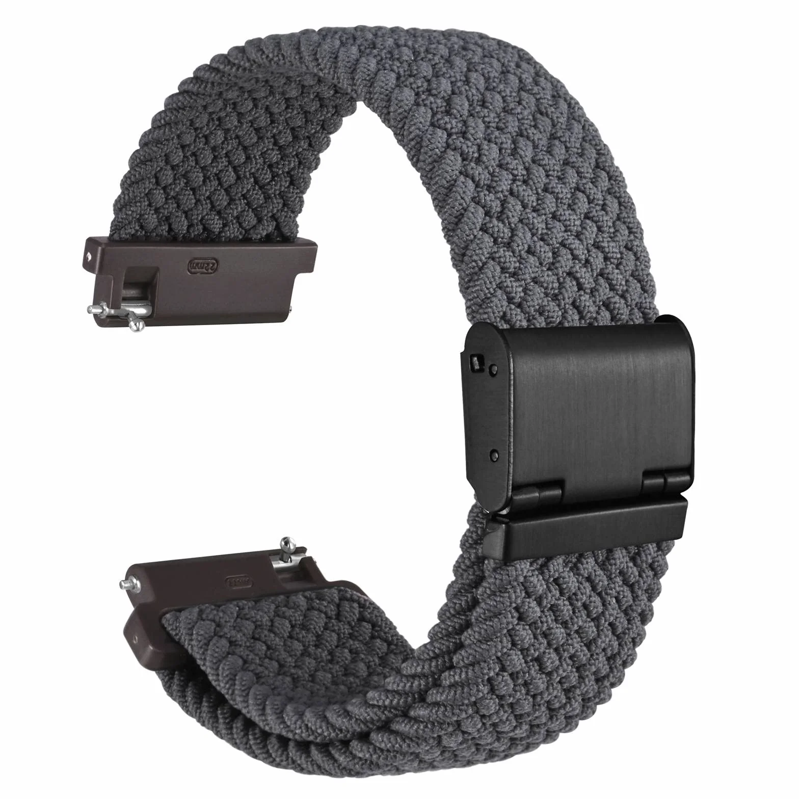 WOCCI Tejido Correas Reloj de Nailon para Hombre y Mujer, Hebilla Ajustable, Liberación Rápida, Trenzado Bandas Deportivas de Repuesto 18mm 19mm 20mm 21mm 22mm