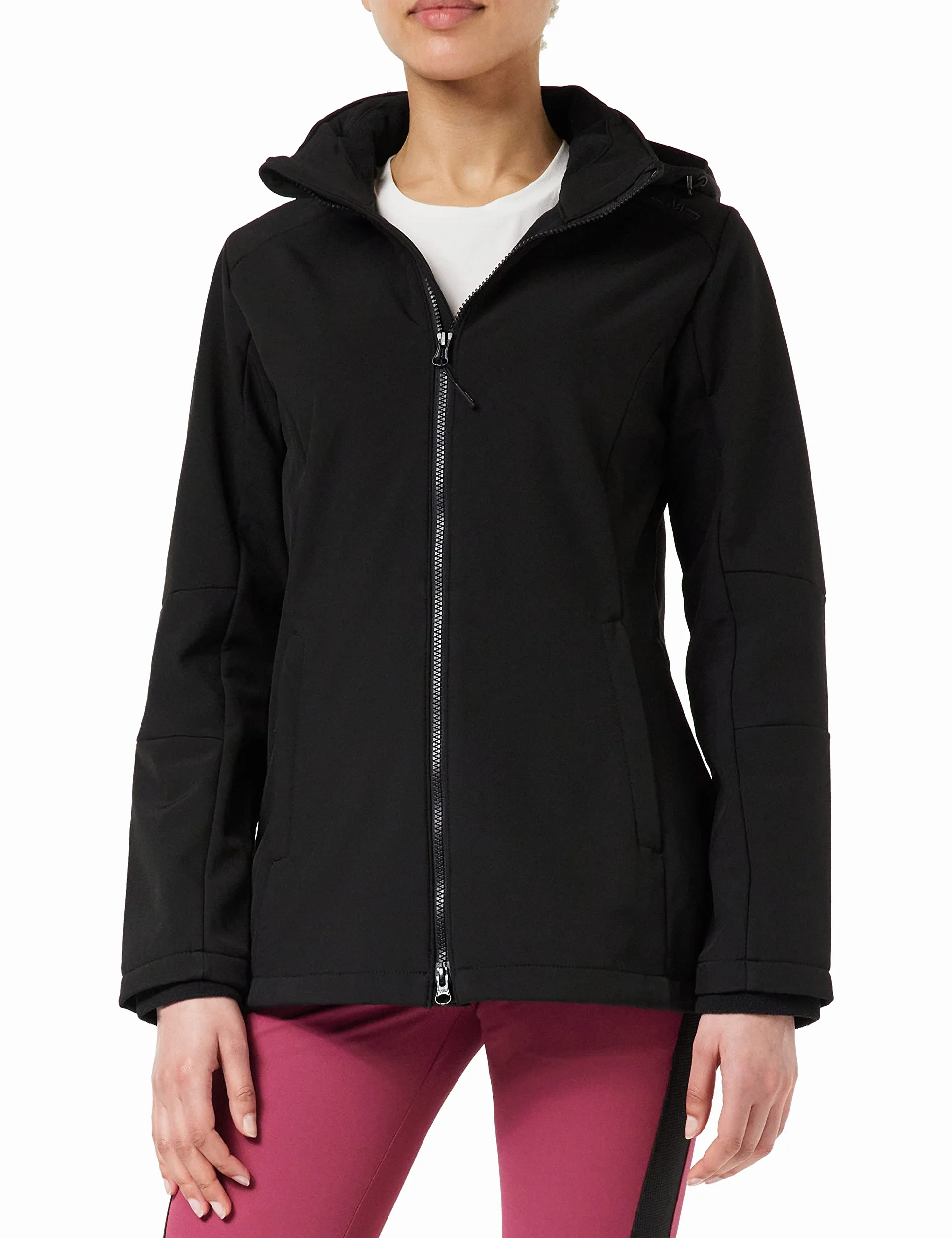CMP Chaqueta Softshell de Mujer con Capucha Desmontable